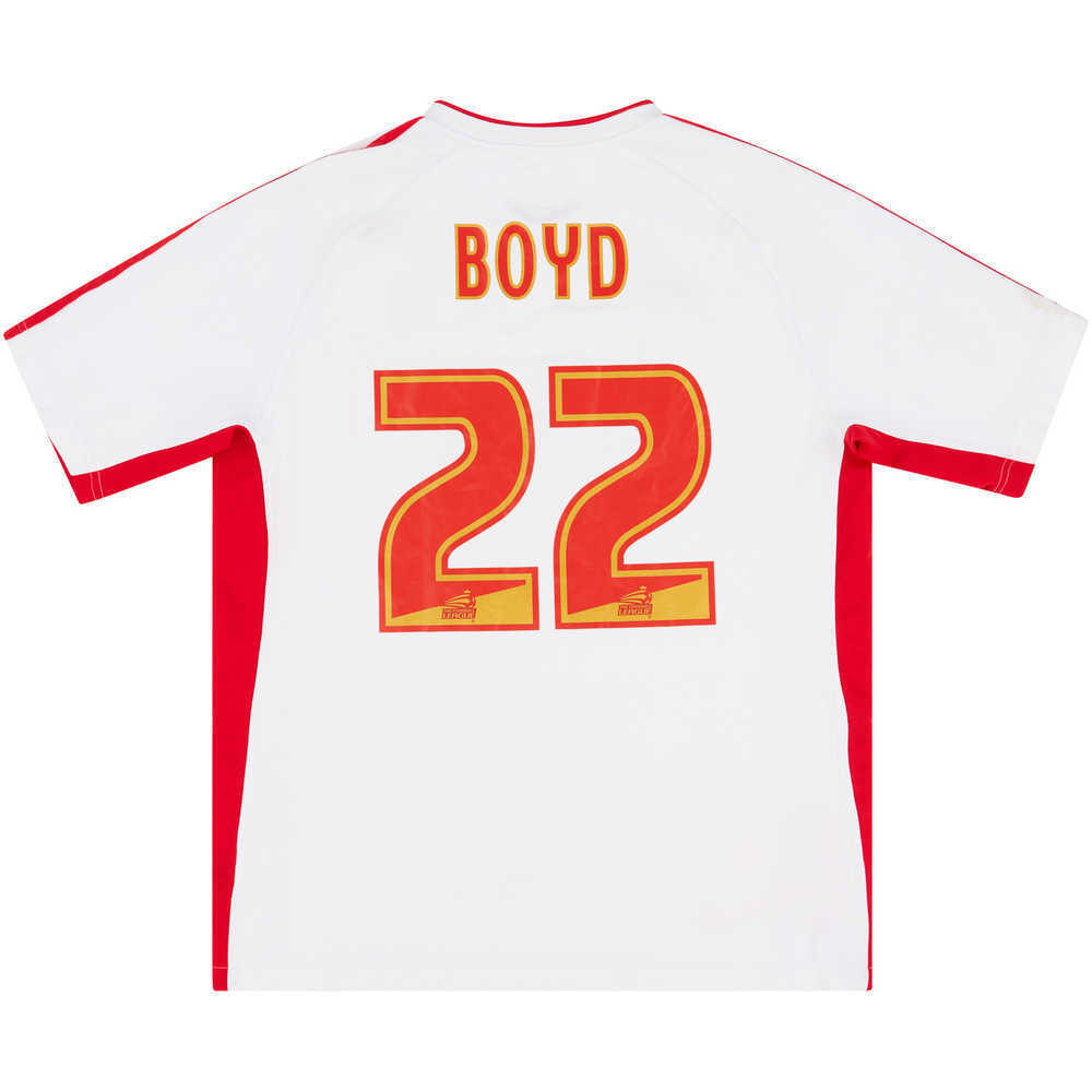 2010-11 Nottingham Forest Away Shirt Boyd #22 (Good) XL