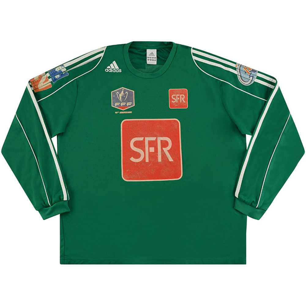 2009-10 FFF '90 Anniversaire' L/S Coupe de France Match Issue Shirt #9