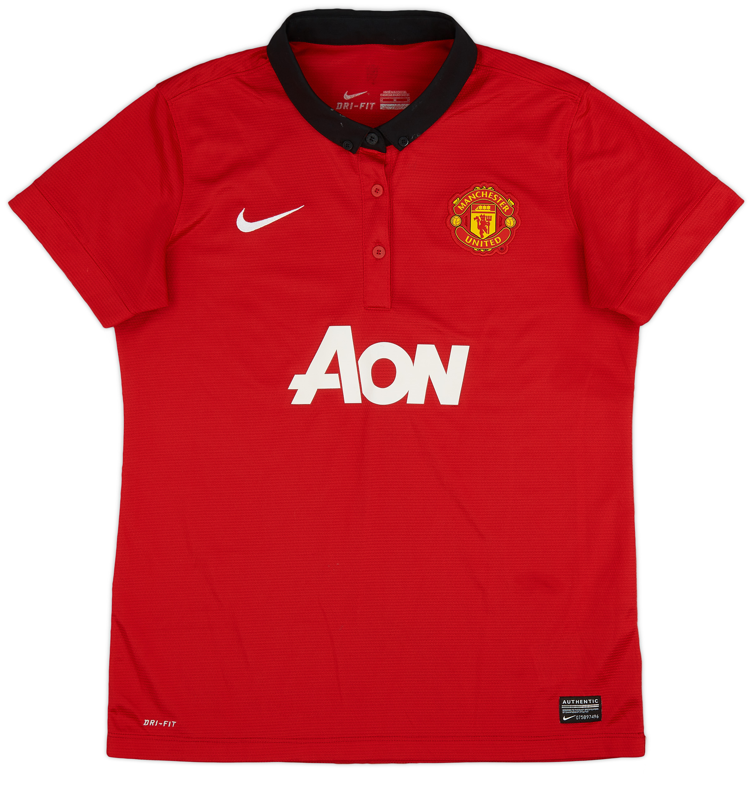 2013-14 Manchester United Home Shirt - 8/10 - (Women's )
