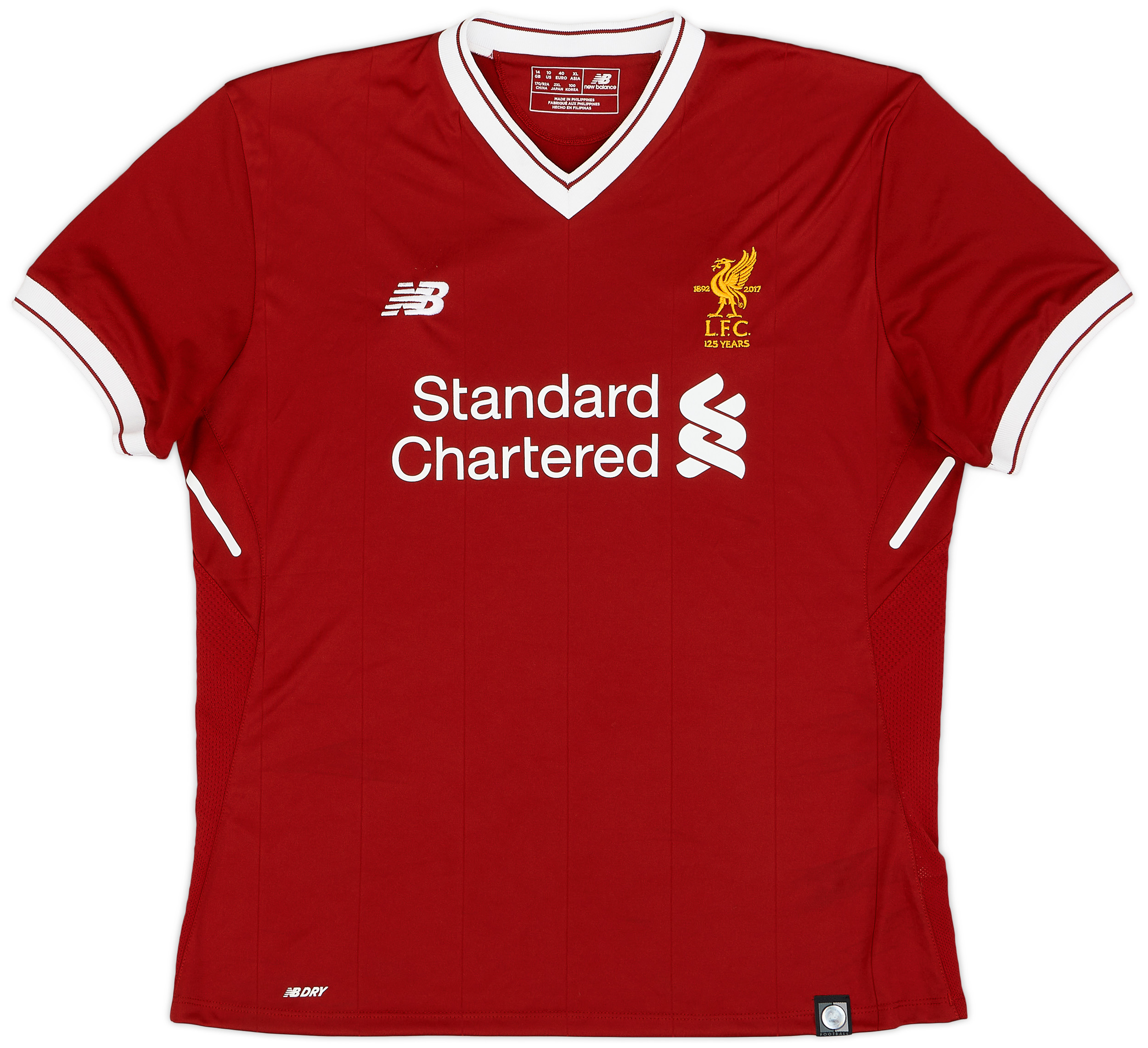 2017-18 Liverpool 125 Years Home Shirt - 9/10 - (Women's 14)