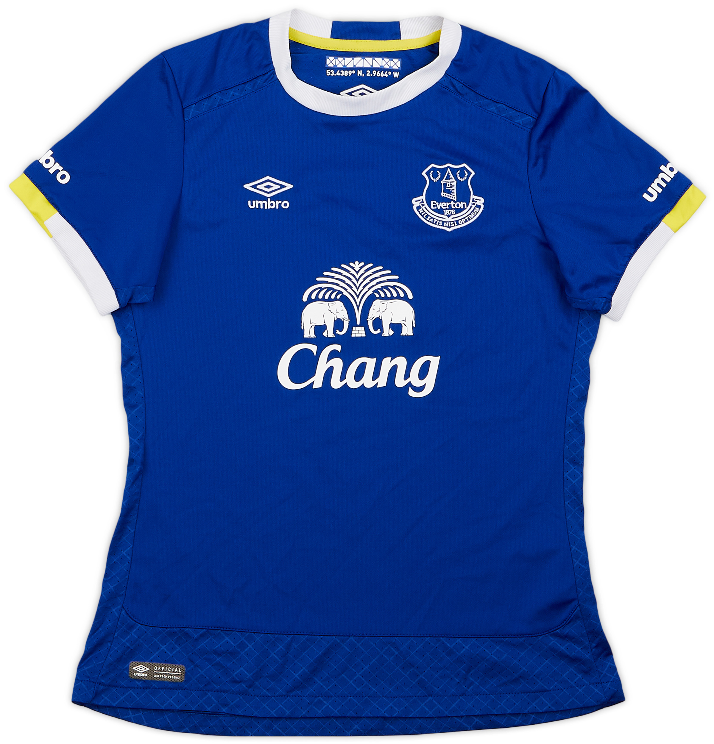 2016-17 Everton Home Shirt - 9/10 - (Womens )
