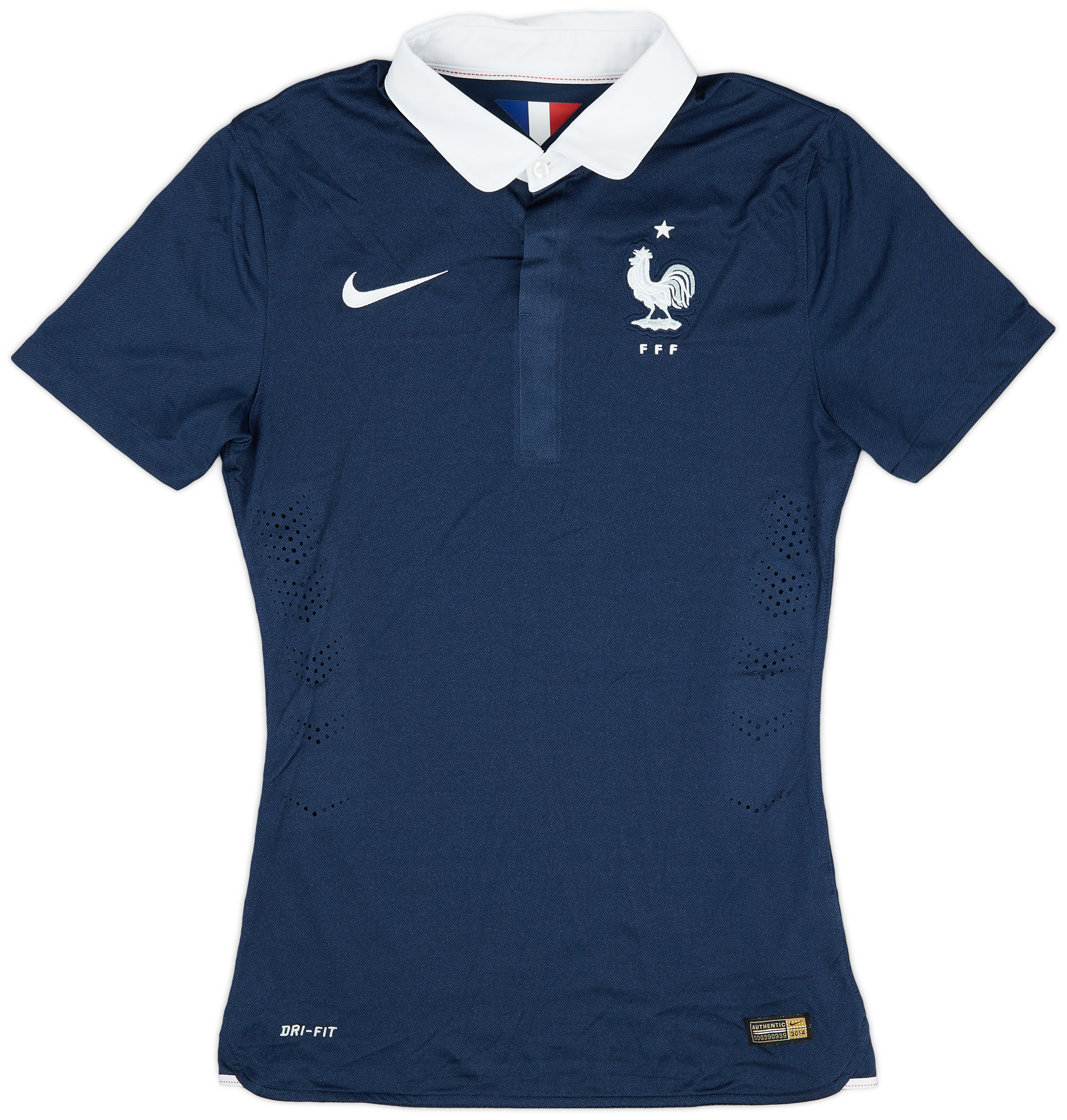 2014-15 France Authentic Home Shirt - 9/10 - ()