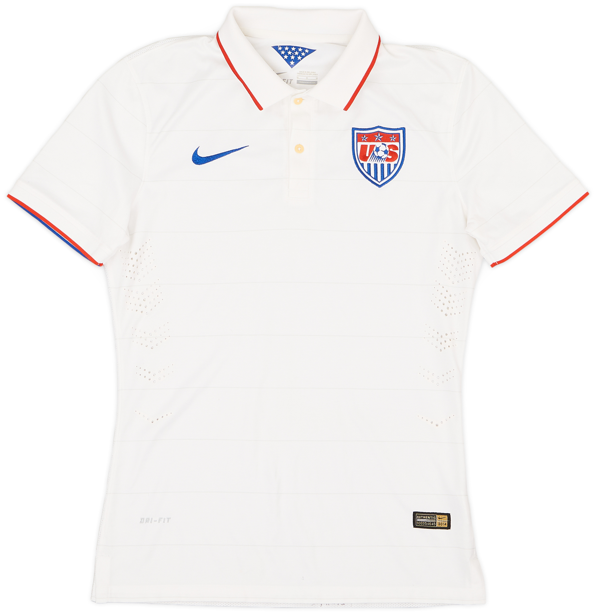 2014-15 USA Player Issue Home Shirt - 7/10 - ()