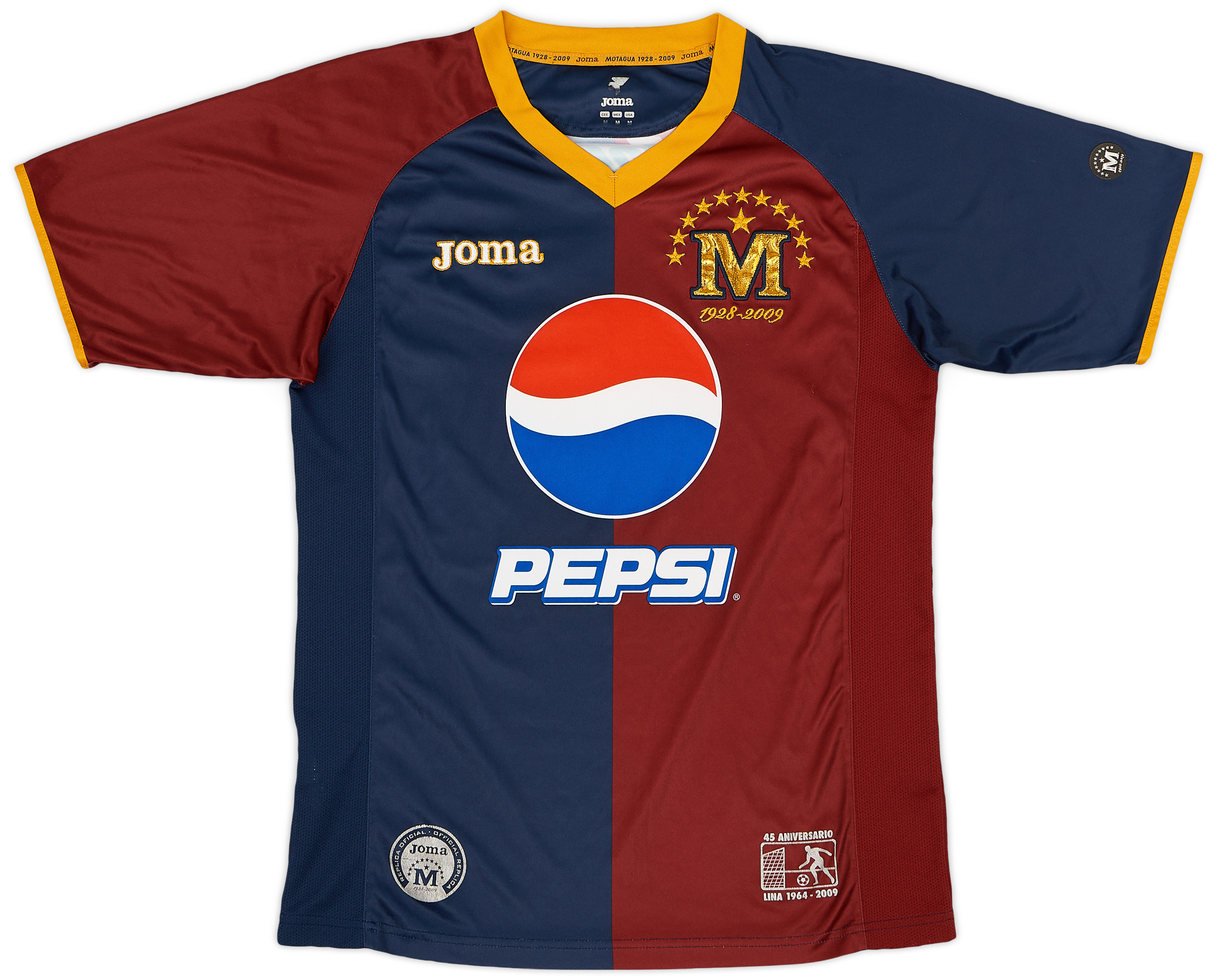 MOTOGUA HONDURAS / JOMA / DIUNSA / PEPSI Lg. Football Soccer Jersey -  EXCELLENT