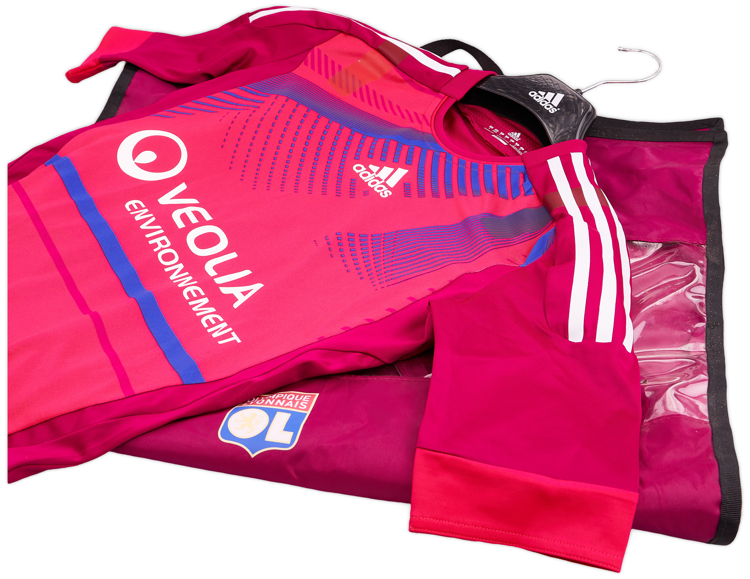 2011-12 Lyon Limited Edition Player Issue TechFit Third Shirt ()