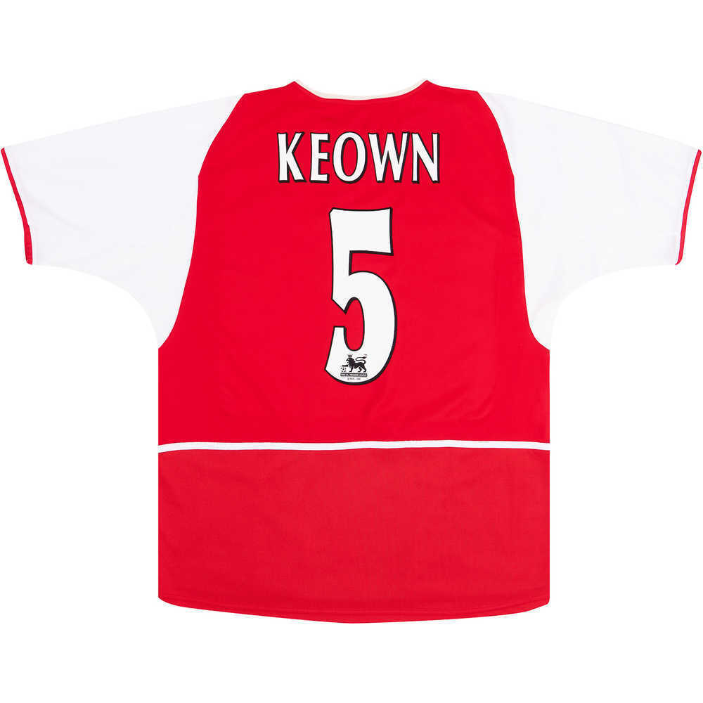 2002-04 Arsenal Home Shirt Keown #5 (Excellent) L