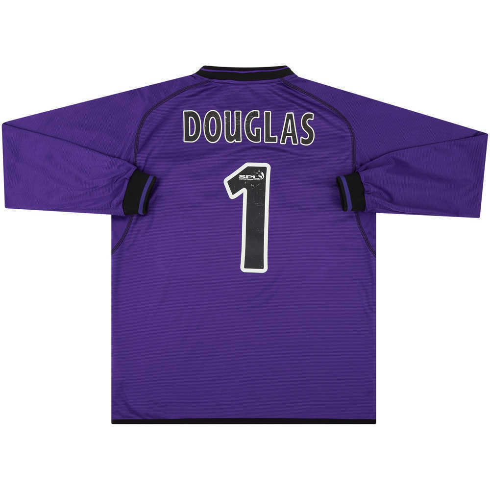1999-01 Celtic GK Shirt Douglas #1 (Good) Y
