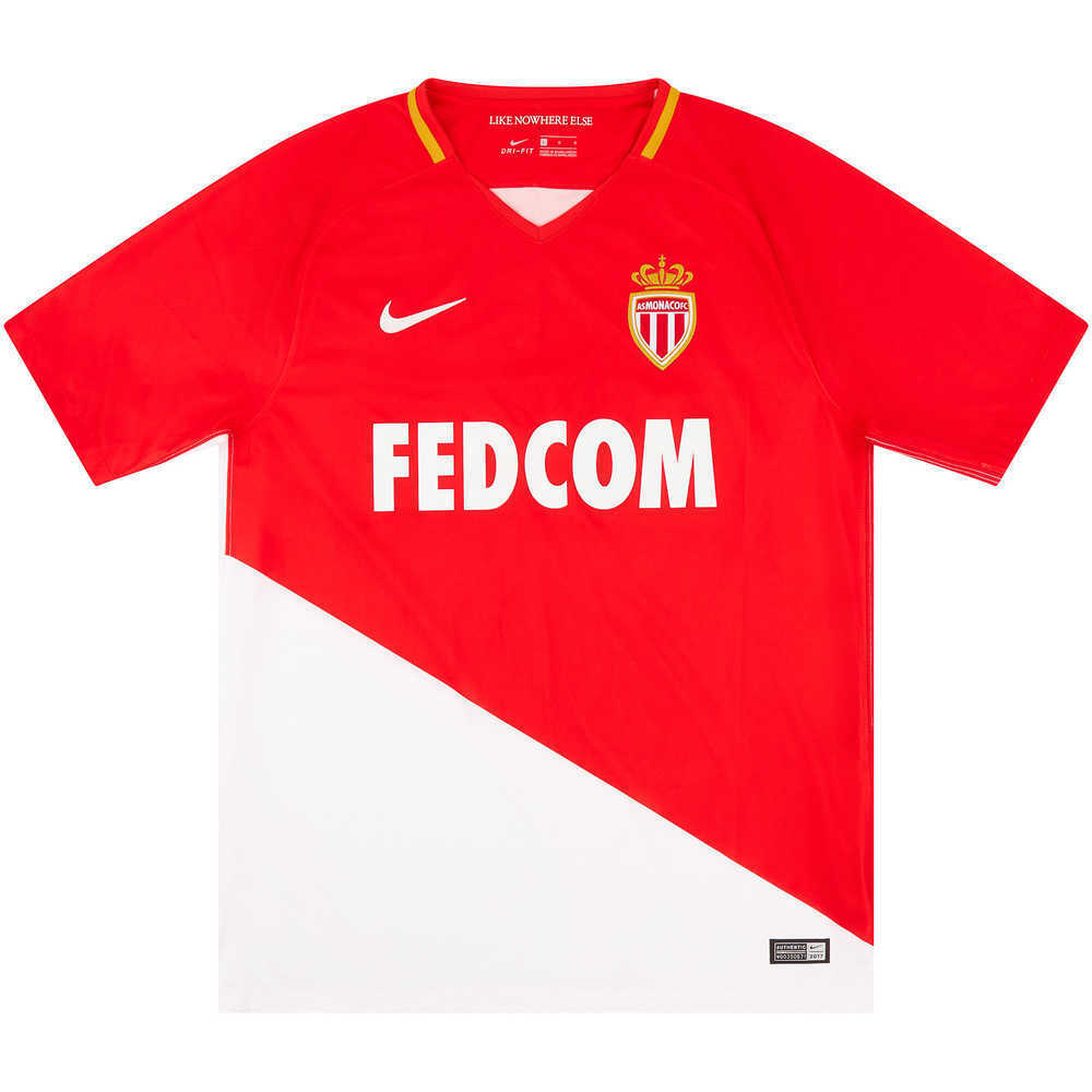 2017-18 Monaco Home Shirt (Excellent) L