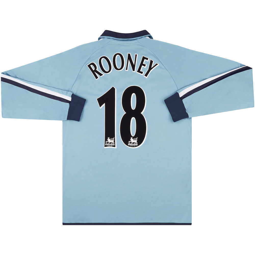 2003-04 Everton Third L/S Shirt Rooney #18 (Excellent) L