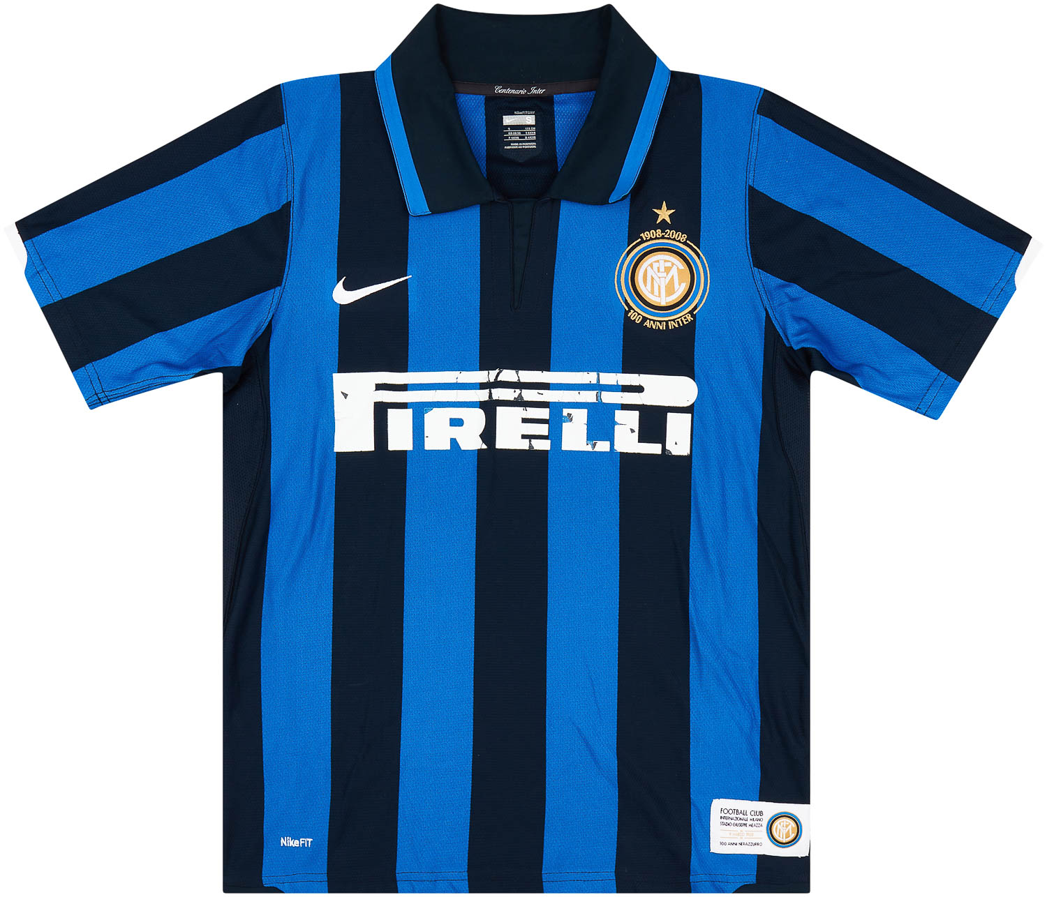 Internazionale Goalkeeper football shirt 2004 - 2005. Sponsored by Pirelli