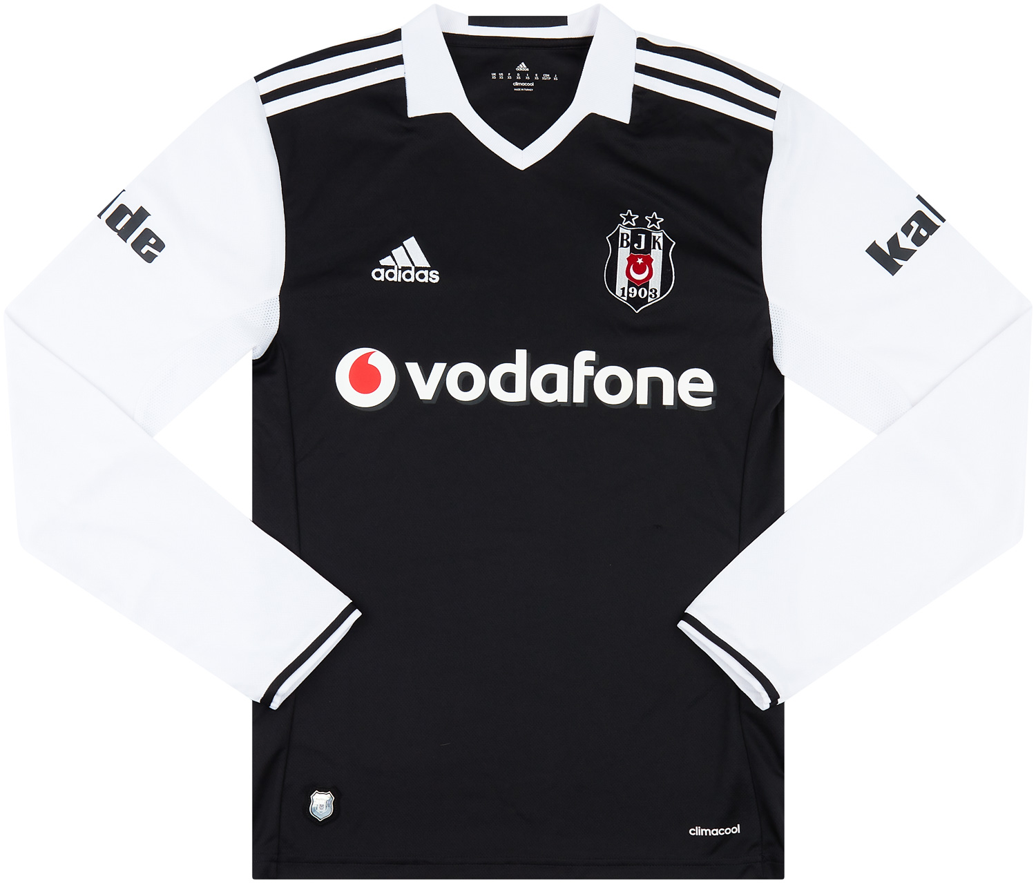 Besiktas Home camisa de futebol 2012 - 2013. Sponsored by Toyota