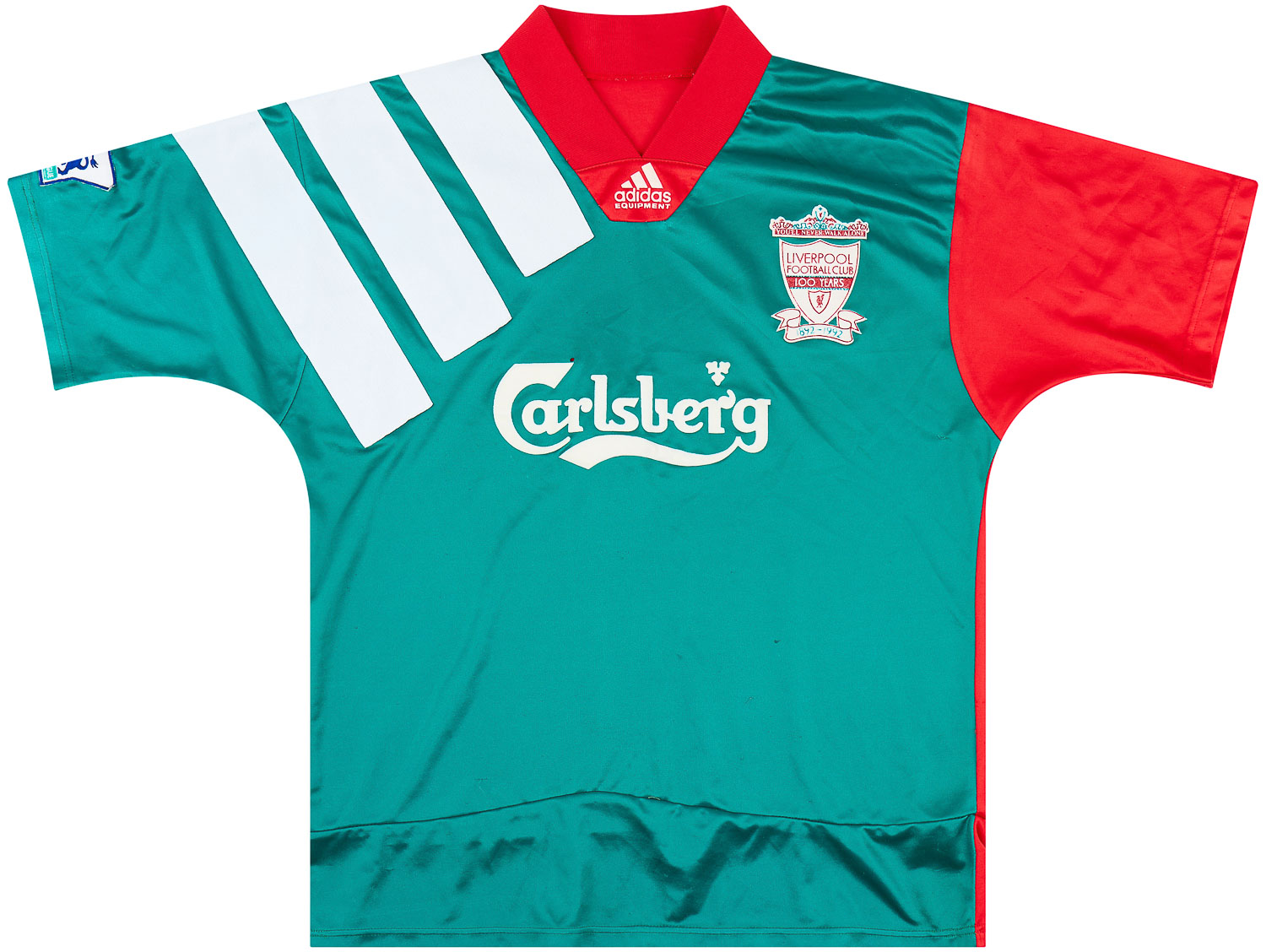 1992-93 Liverpool Centenary Away/Home Rework Shirt - Good 5/10 - ()
