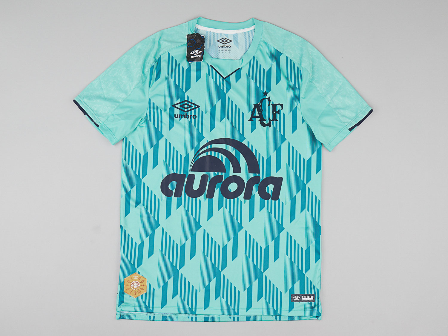 Chapecoense Away football shirt 2015 - 2016. Sponsored by Caixa