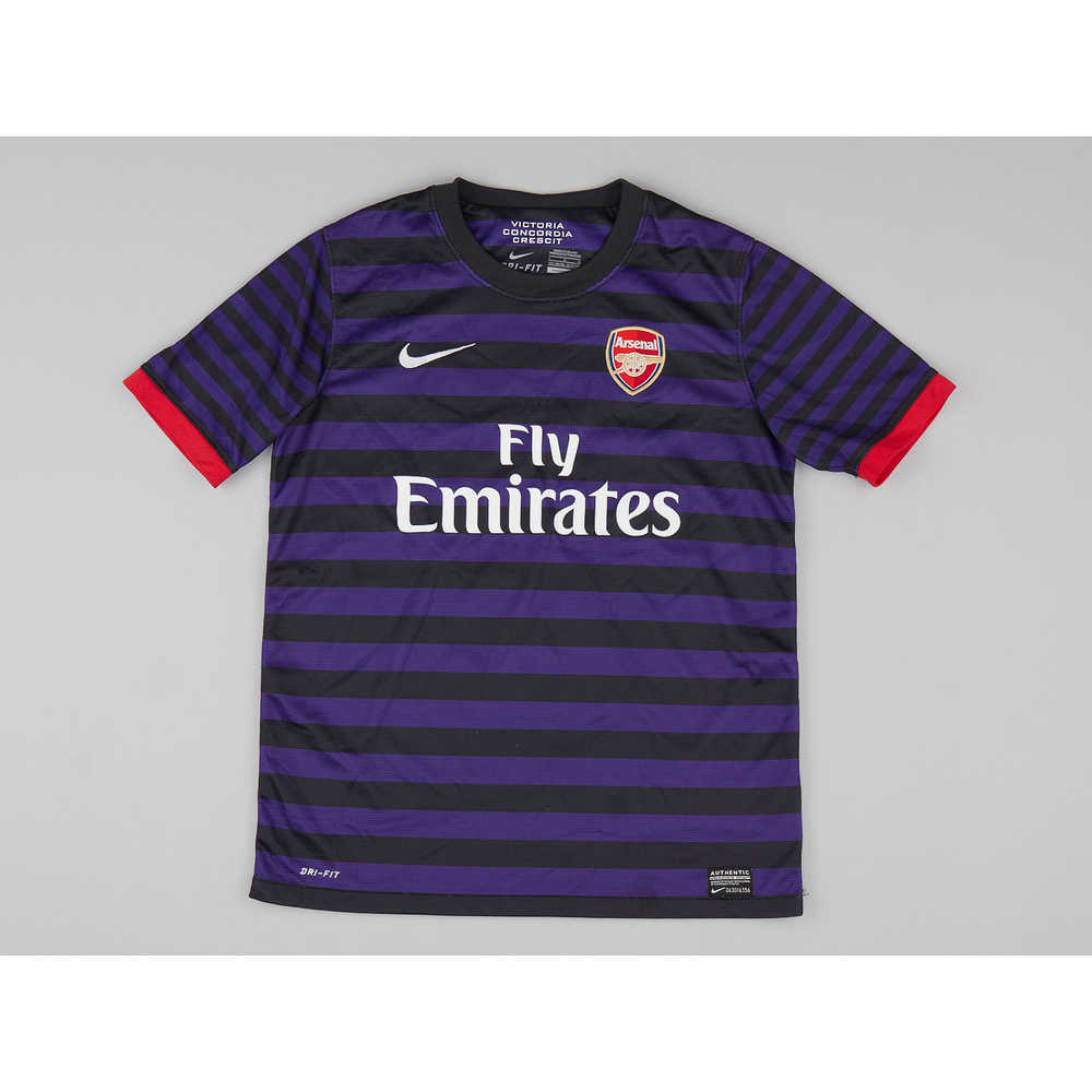 2012-13 Arsenal Away Shirt Viera #4 (Excellent) L.Boys