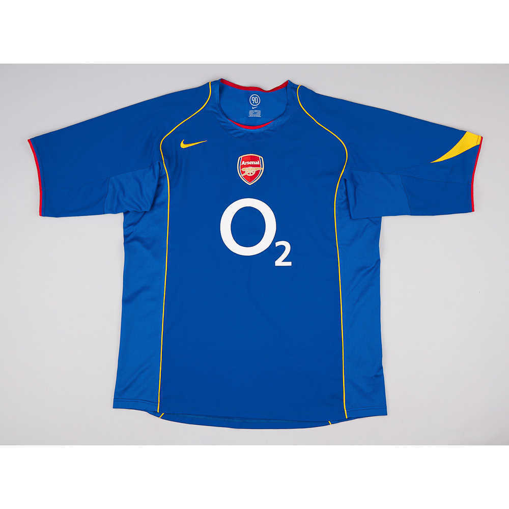 2004-05 Arsenal Away Shirt Moyo #14 (Excellent) XL
