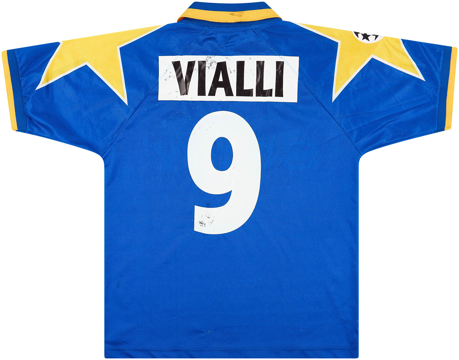 1995-96 Juventus Away Shirt Vialli #9 - Good 5/10 - (S)