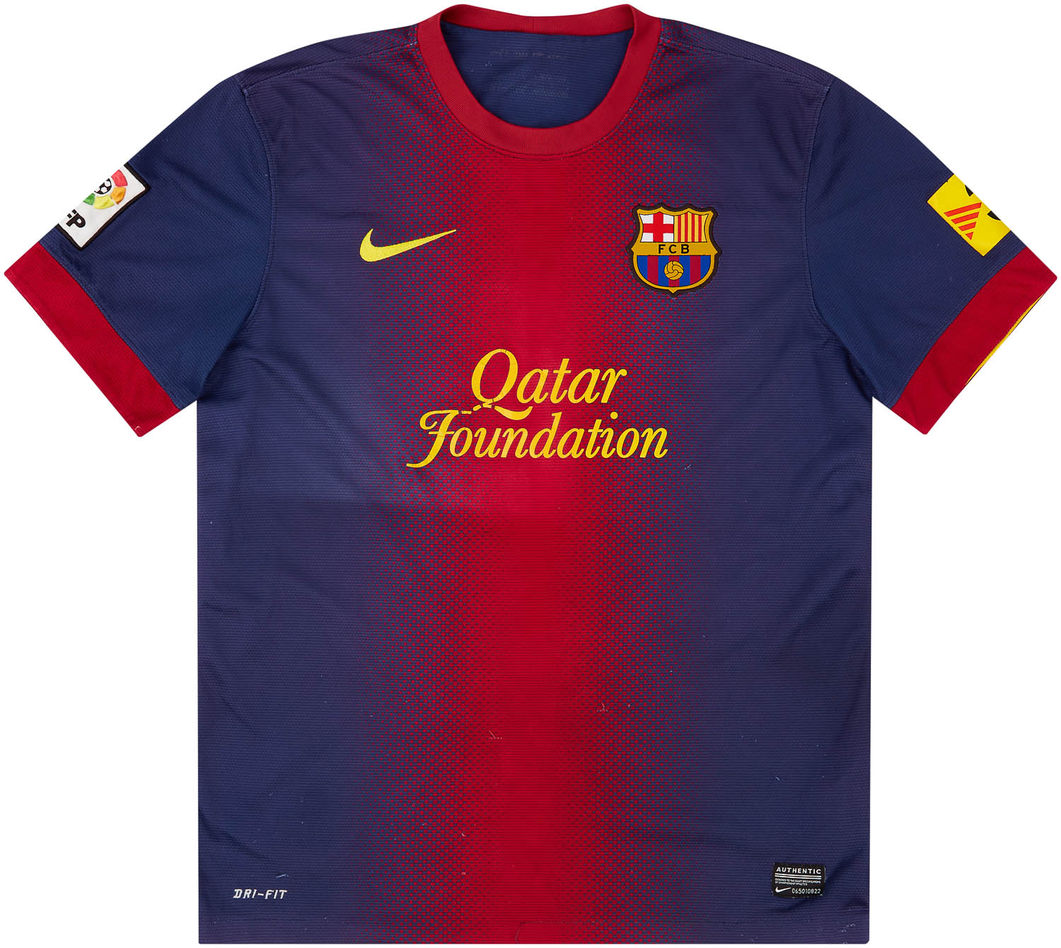 2012-13 Barcelona Home Shirt - Fair 3/10 - (M)