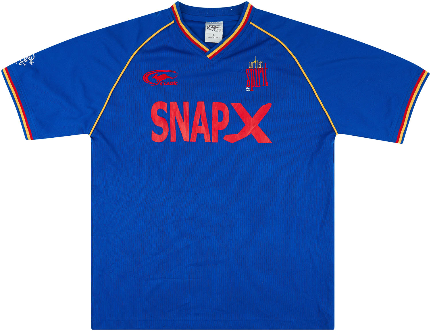 2001-03 Northern Spirit 'Rangers' Home Shirt