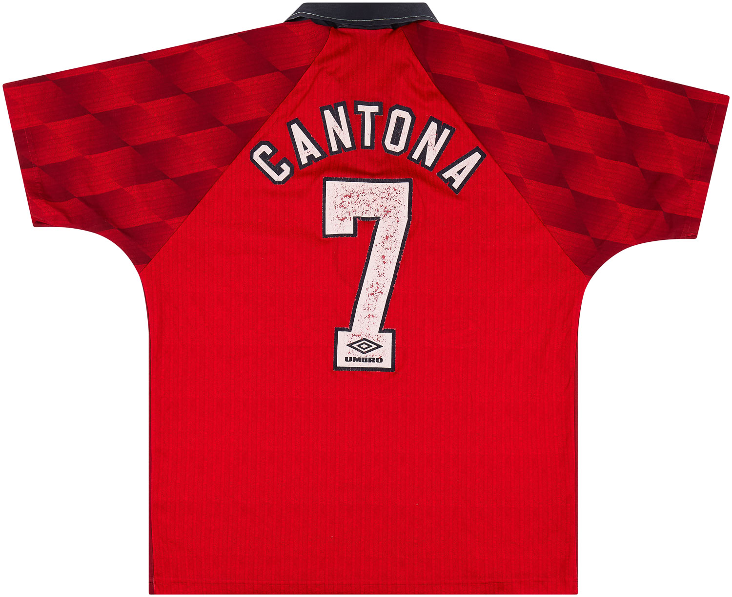 1996-98 Manchester United Home Shirt Cantona #7 - Good - (M)