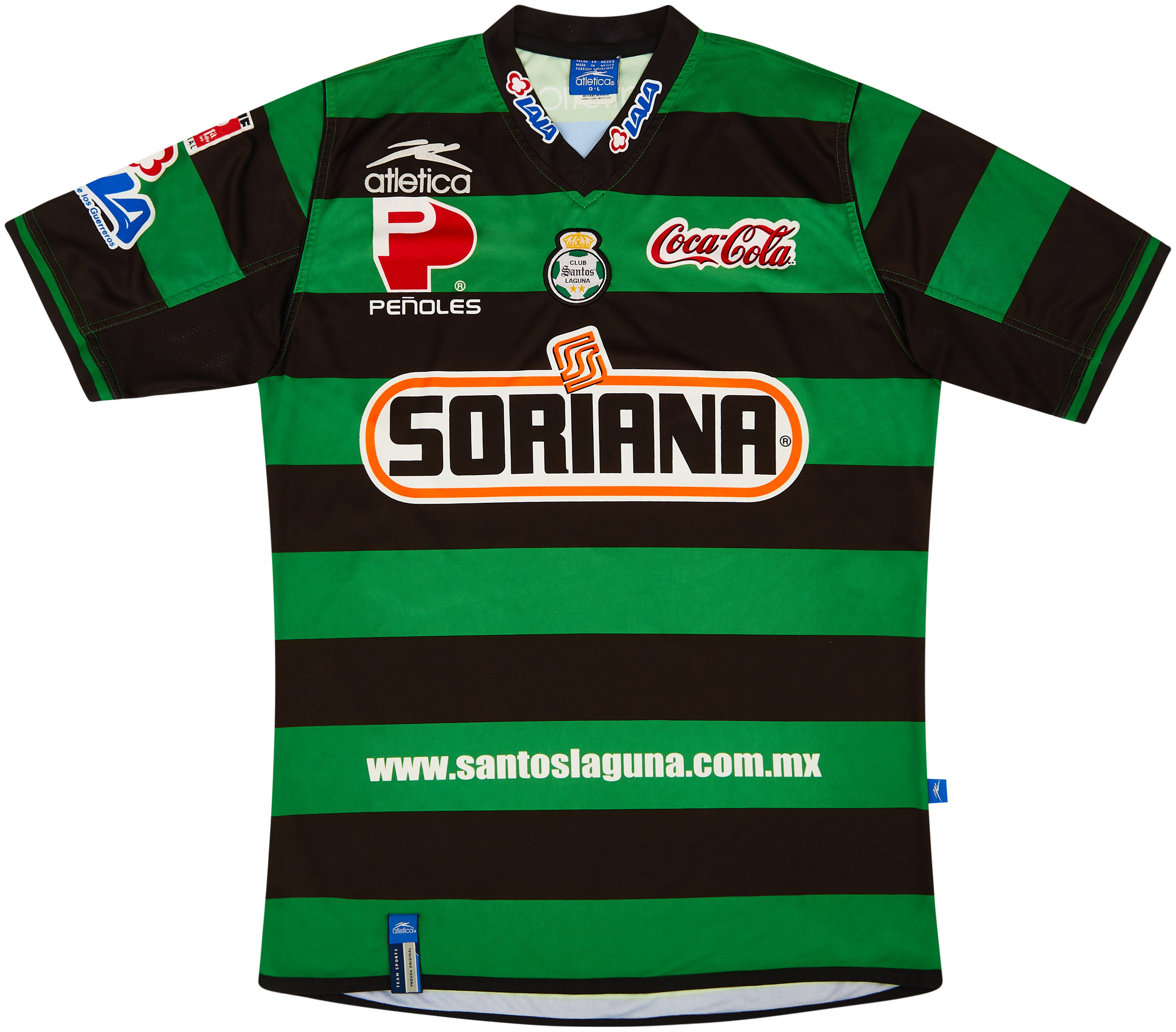 Santos Laguna Visitante Camiseta De Fútbol 2001