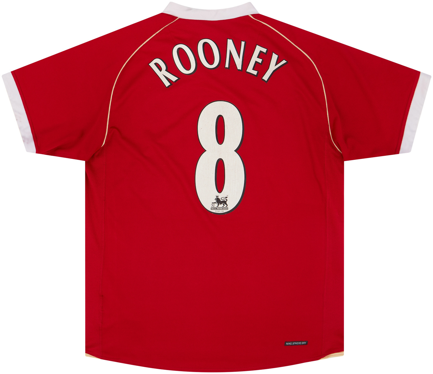 2006-07 Manchester United Home Shirt Rooney #8 - Good 5/10 - (M)