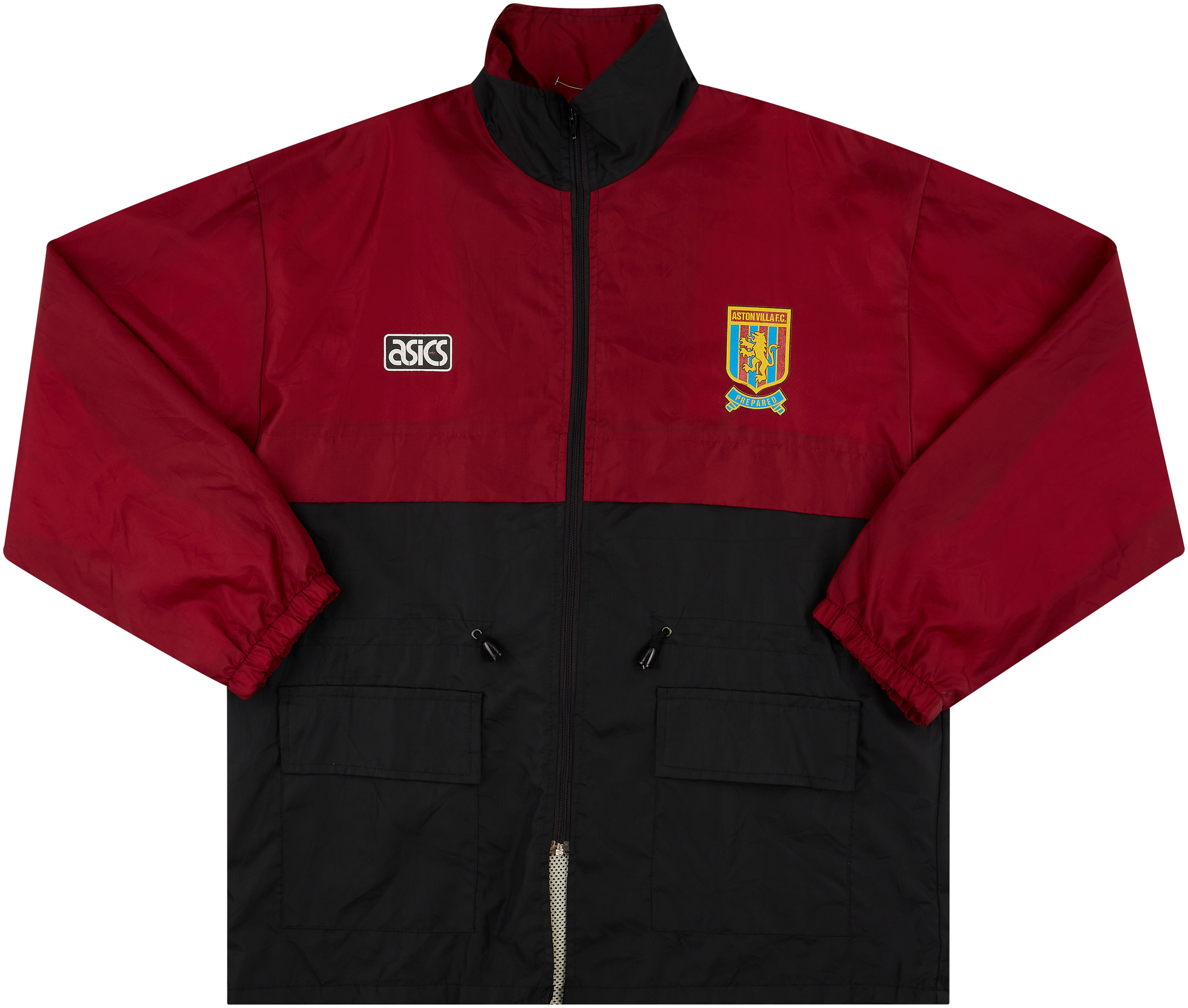 1993-95 Aston Villa Asics Rain Jacket - Excellent 9/10 - (XXL)