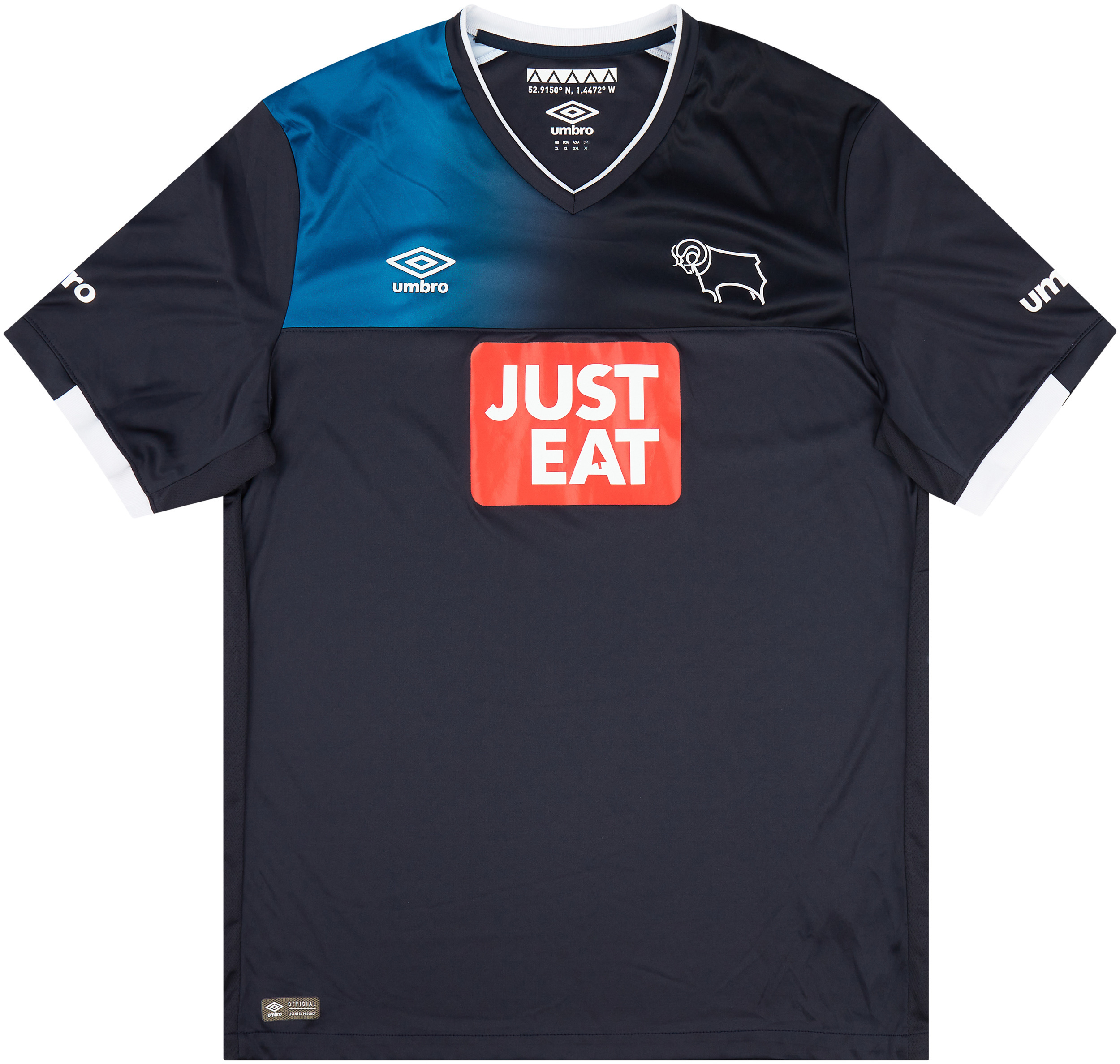 2016-17 Derby County Away Shirt - 8/10 - ()