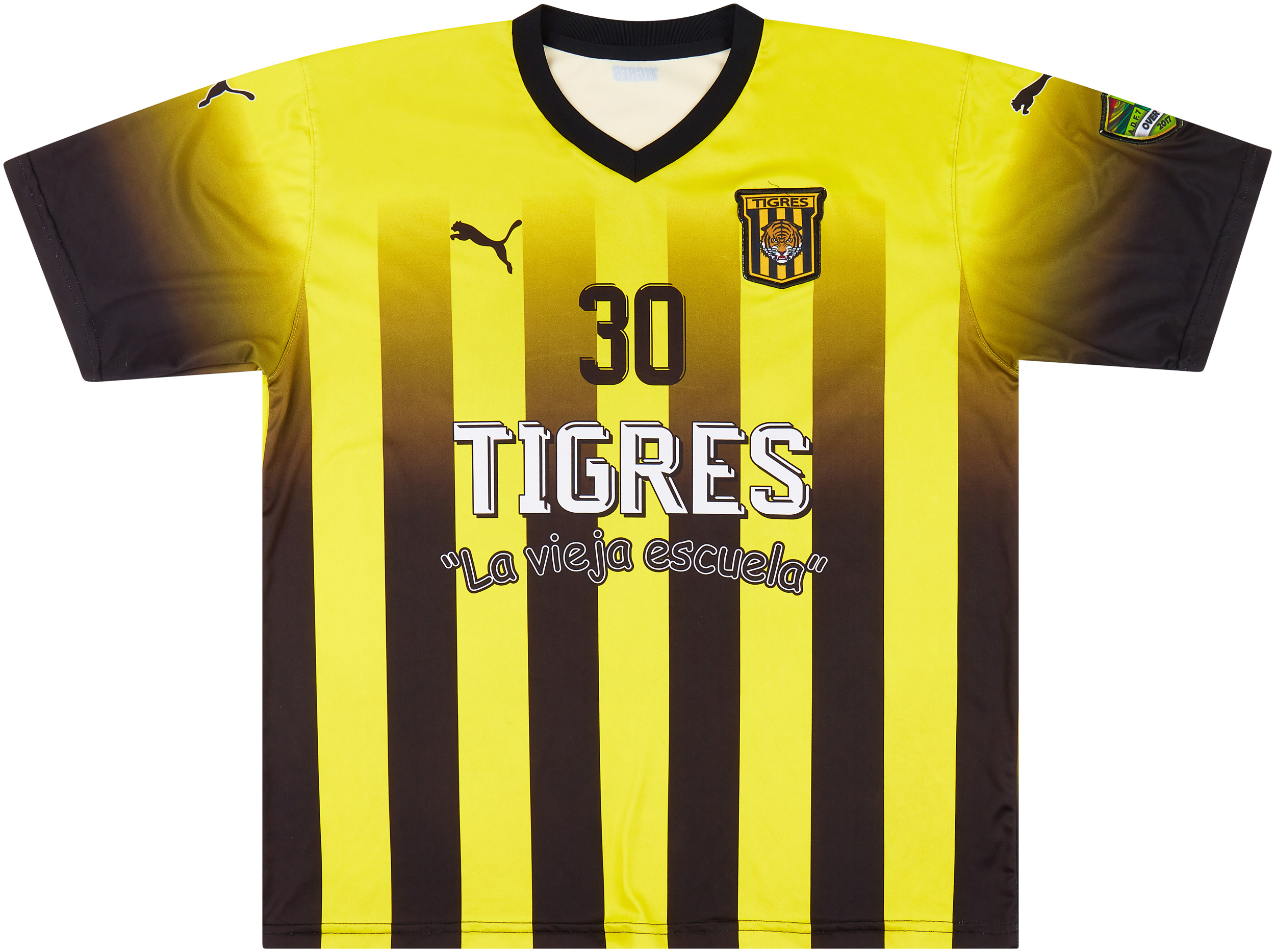 2010s Tigres 'La Vieja Escuela' Fan Shirt #30 - Excellent 8/10 - (L)