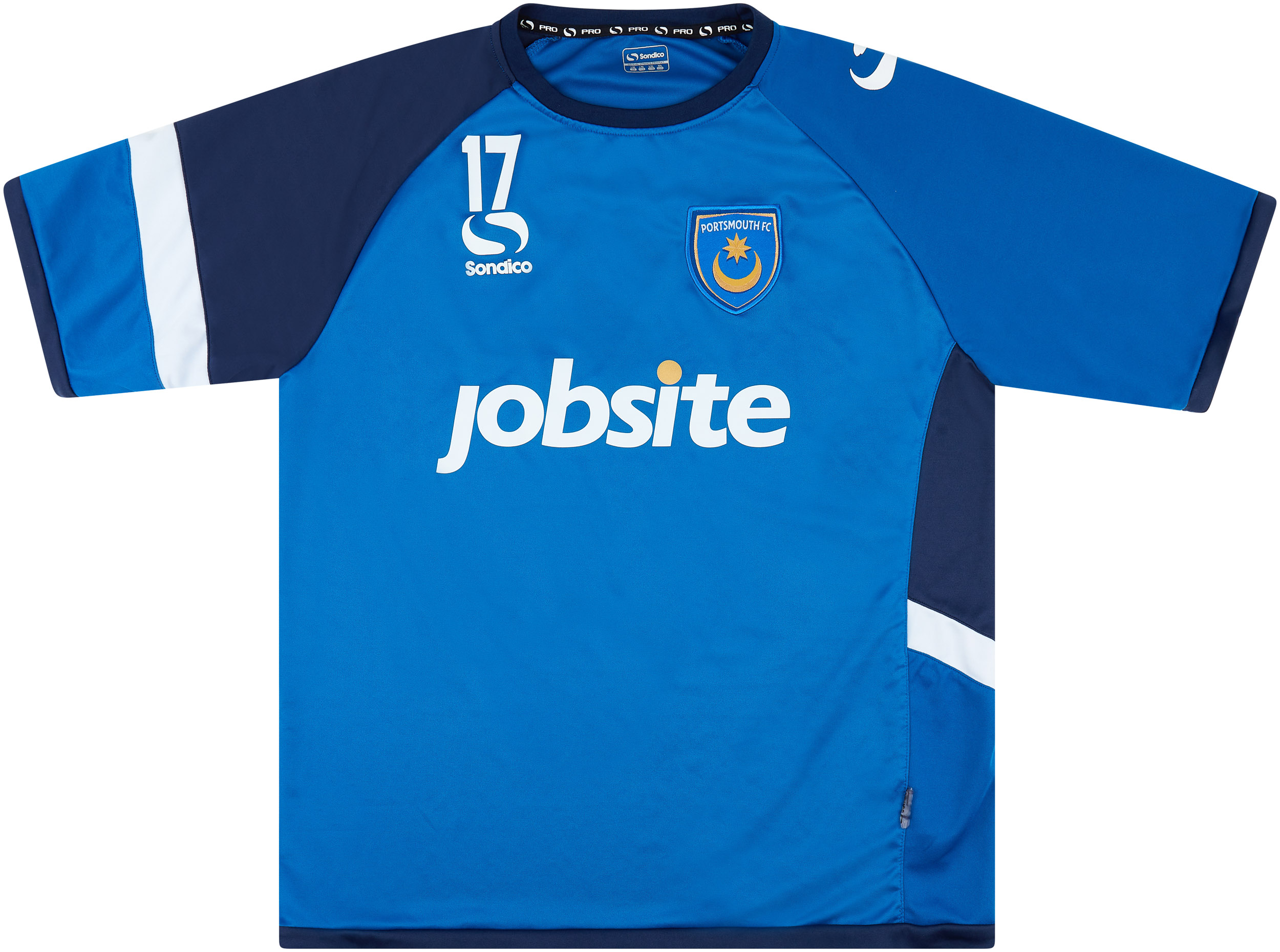 2013-14 Portsmouth Player Issue Sondico Training Shirt #17 - Very Good 