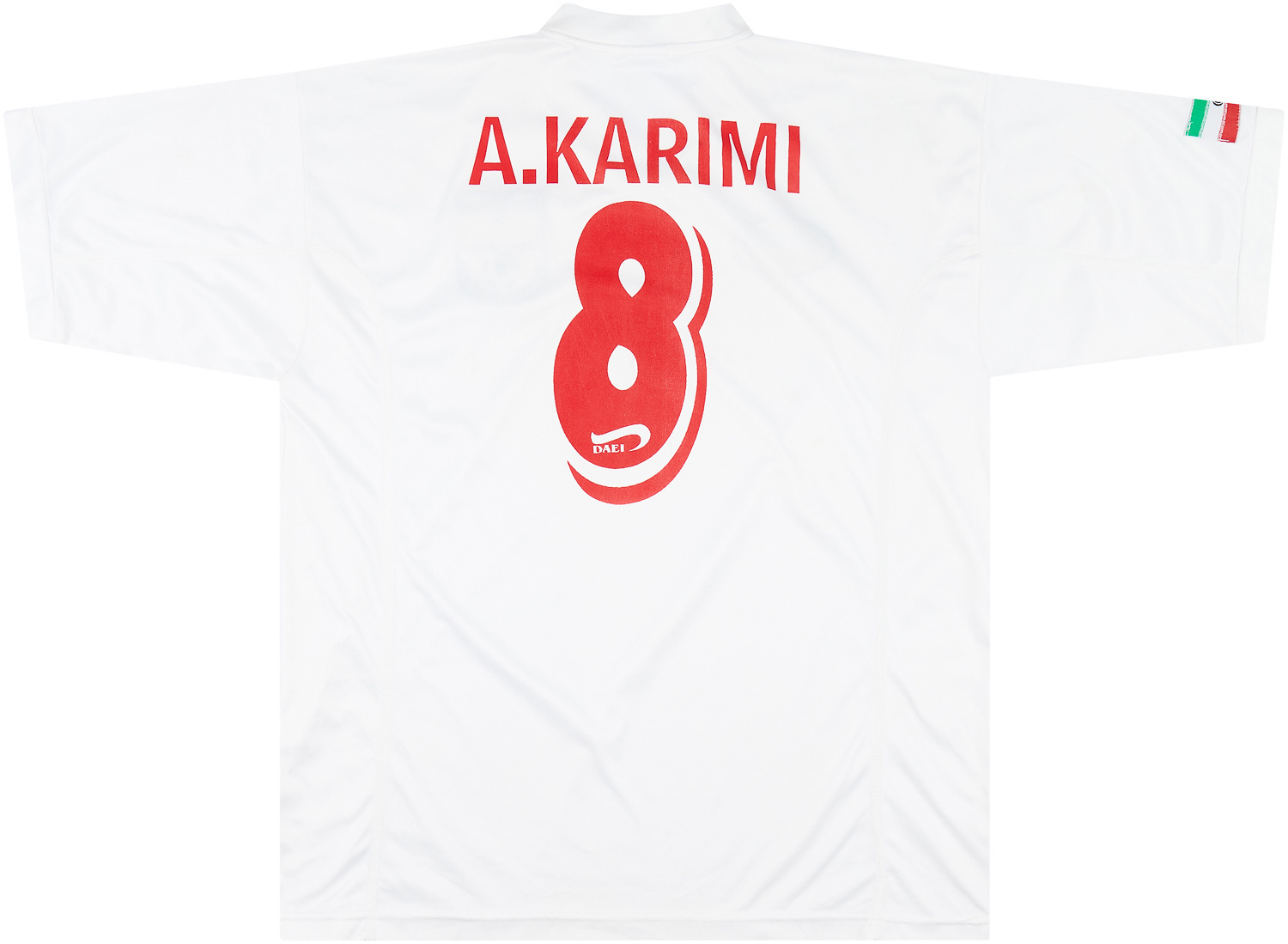 2001-02 Iran Home Shirt A. Karimi #8 - 8/10 - ()