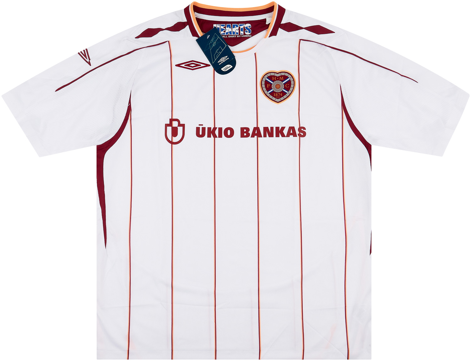 2007-08 Heart Of Midlothian (Hearts) Away Shirt