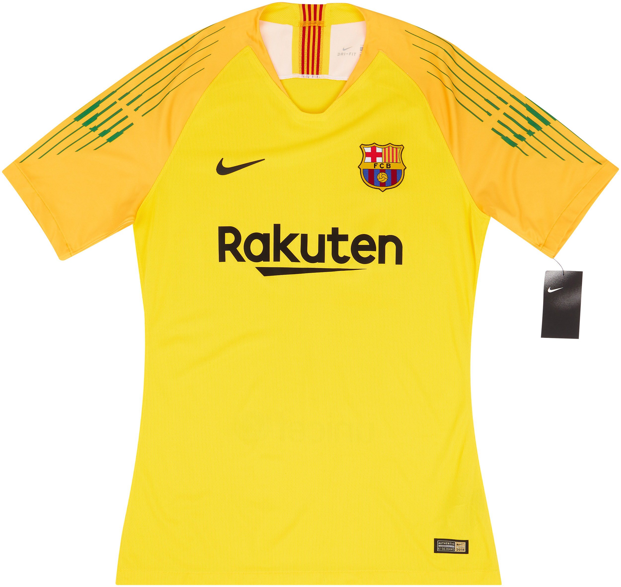 2018-19 Barcelona Authentic GK Shirt ()