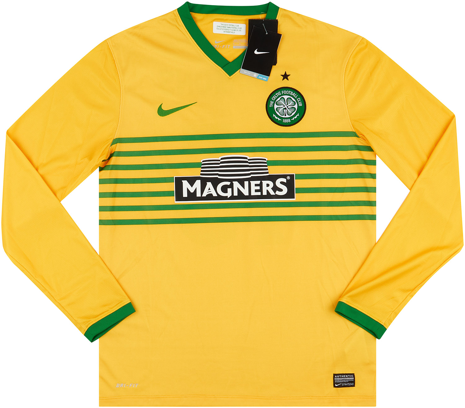 2013/14 Celtic Home Football Shirt / Original Old Soccer Jersey