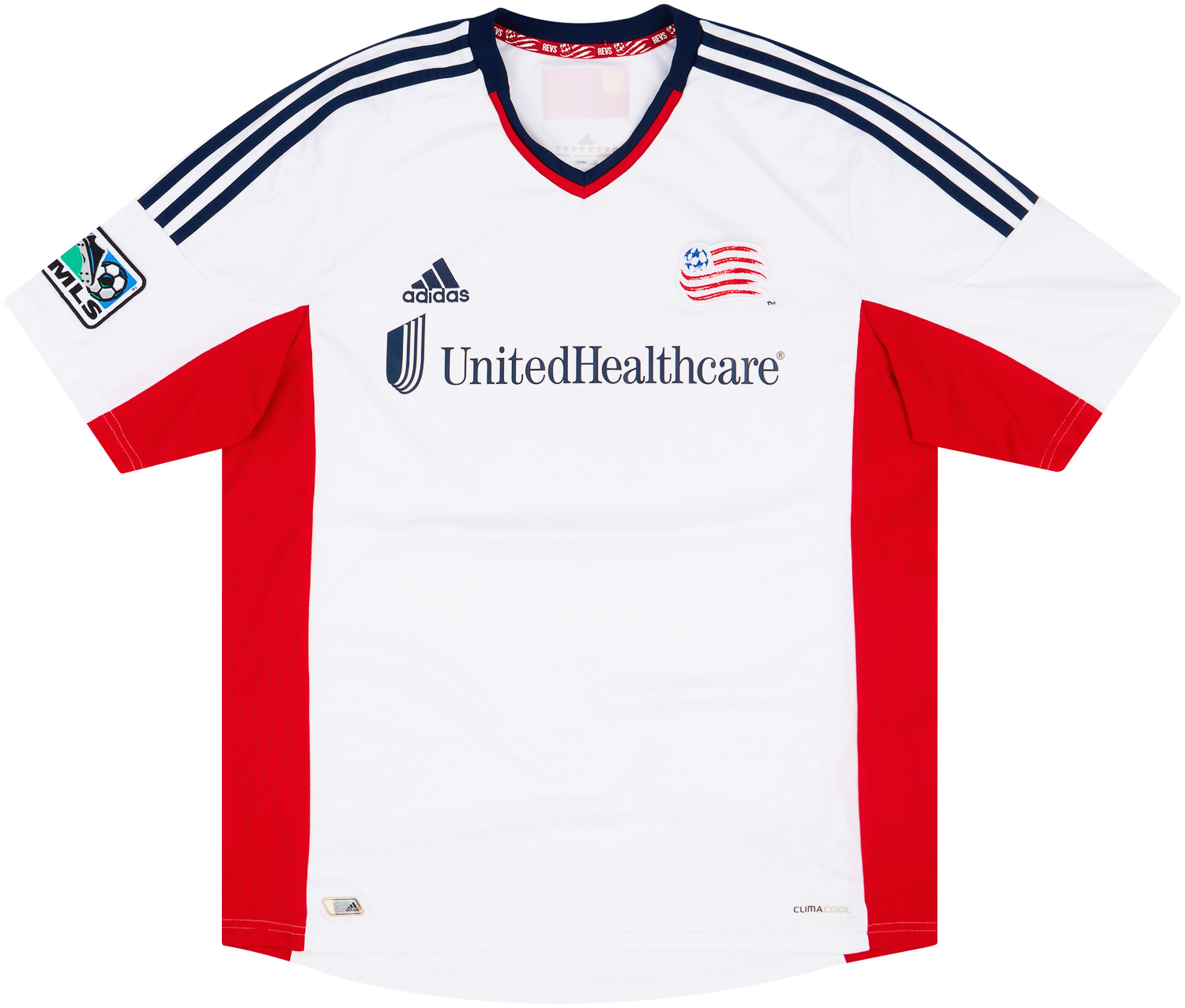 Old New England Revolution football shirts and soccer jerseys