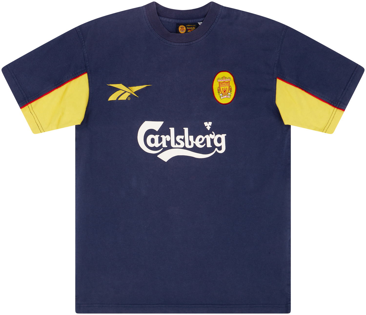 1996-97 Liverpool Reebok Training Shirt - Good 5/10 - (S)