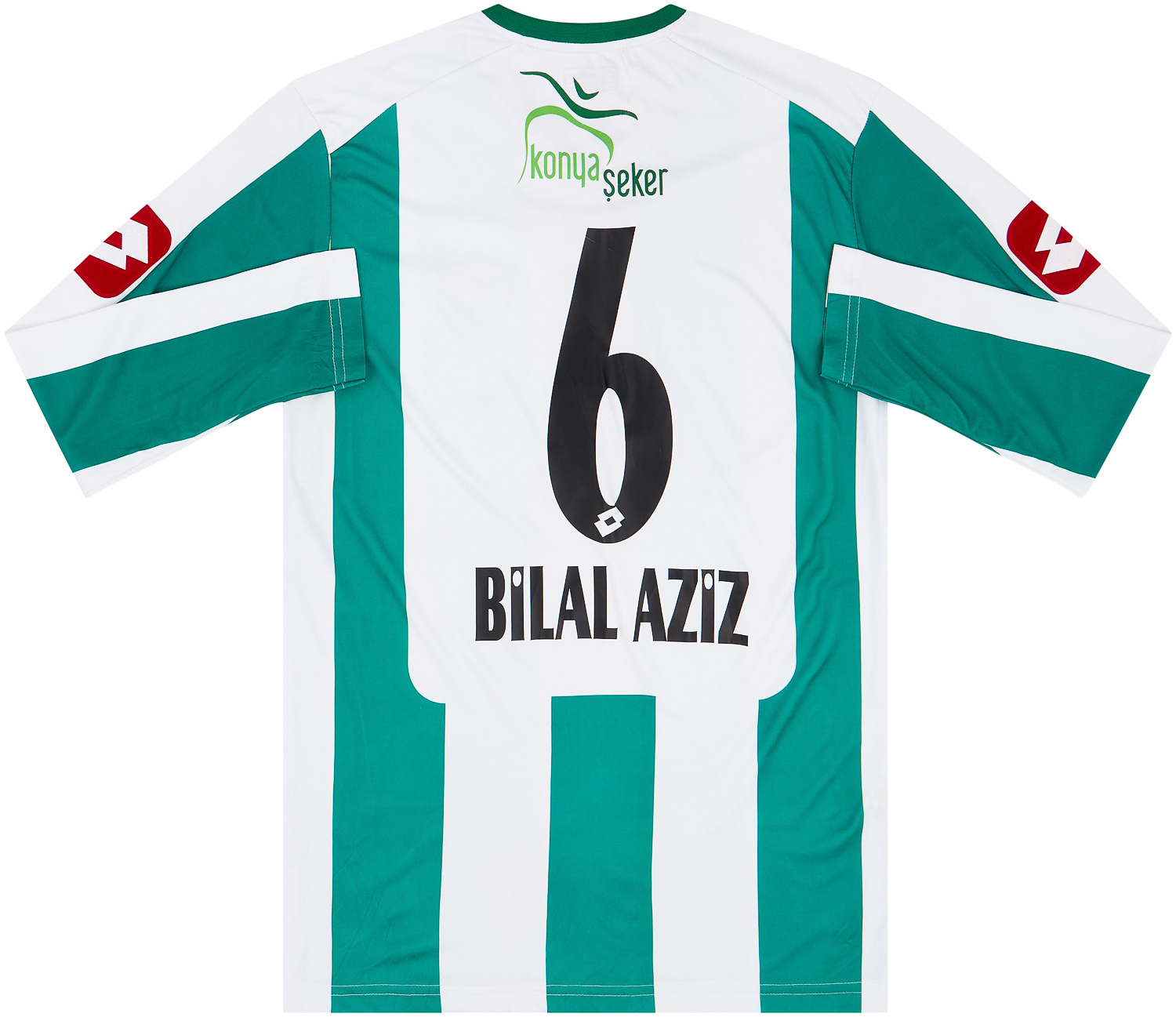 2011-12 Konyaspor Home Shirt Bilal Aziz #6 - 8/10 - ()
