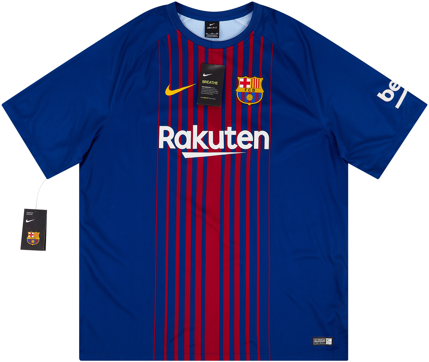 Men's Nike Lionel Messi Blue Barcelona 2020/21 Home Vapor Match Authentic  Jersey