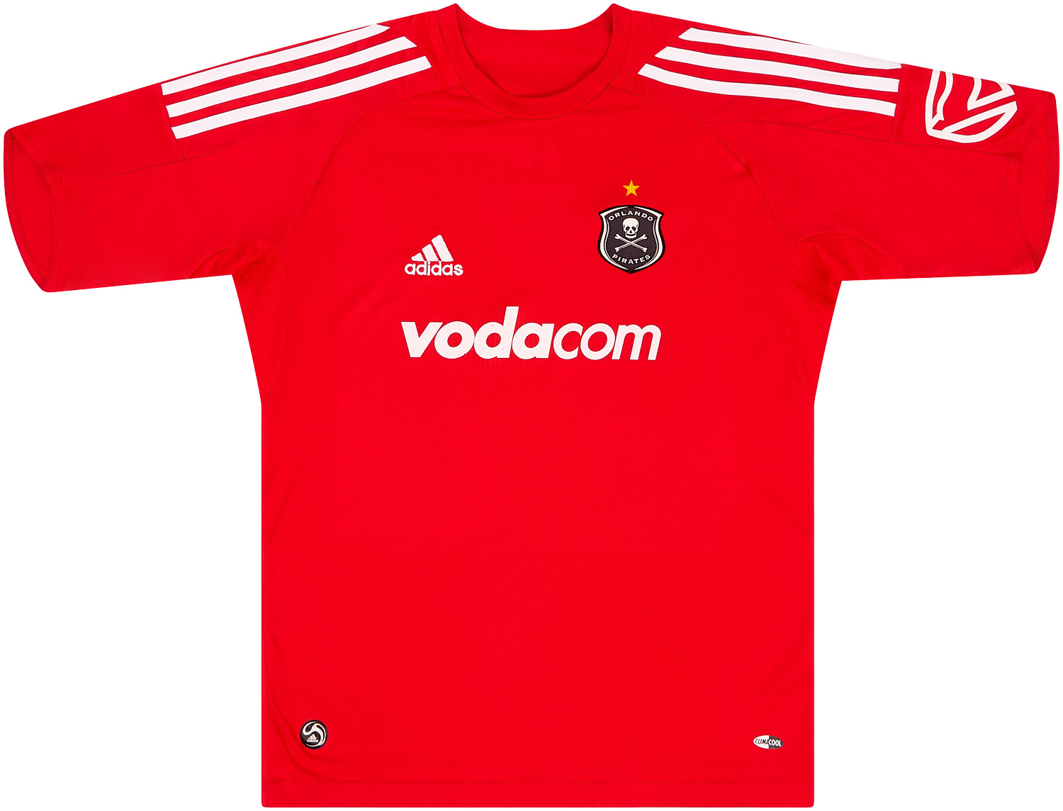 Orlando Pirates Home football shirt 2009 - 2010.