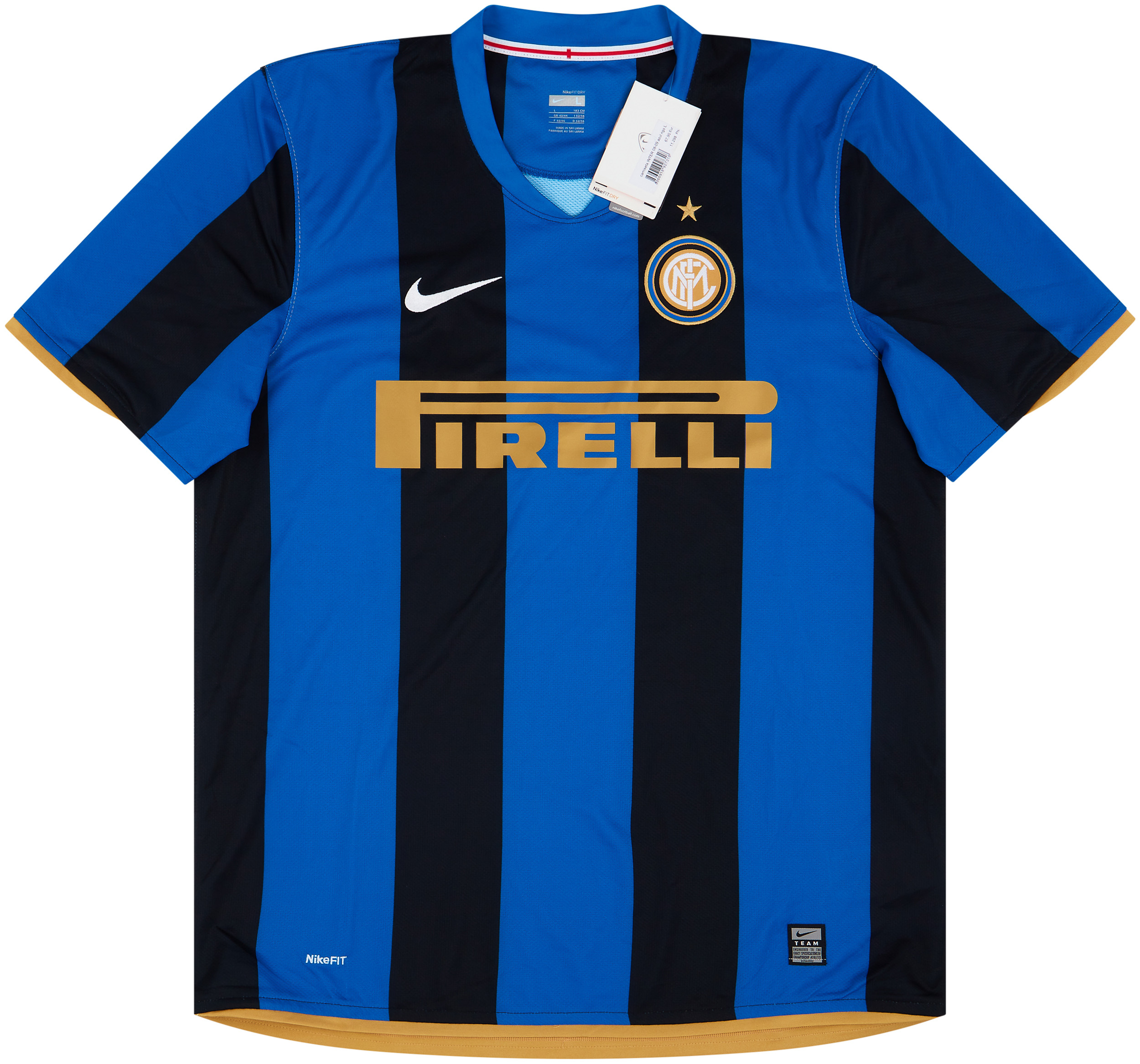 2008-09 Inter Milan Home Shirt - NEW - (L)