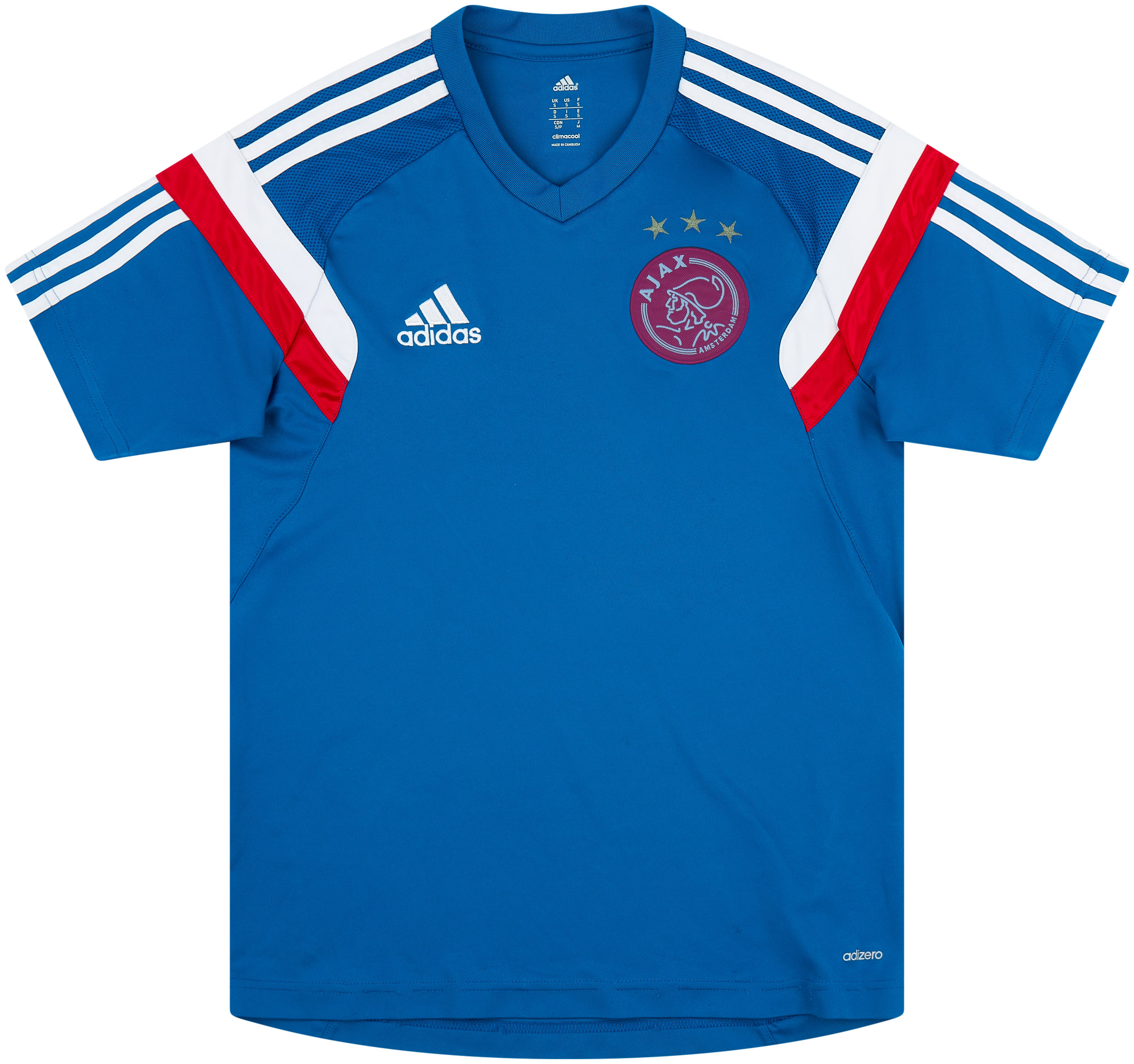 Betsy Trotwood Verhandeling abces 2014-15 Ajax adidas Training Shirt - Very Good 6/10 - (S)
