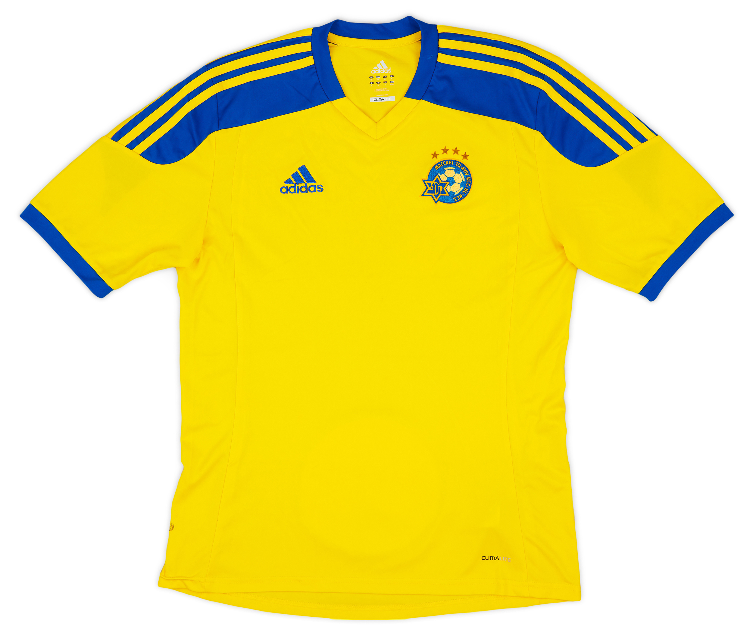 Maccabi Tel-Aviv Home football shirt 2018. Sponsored by PenguinPickUp 