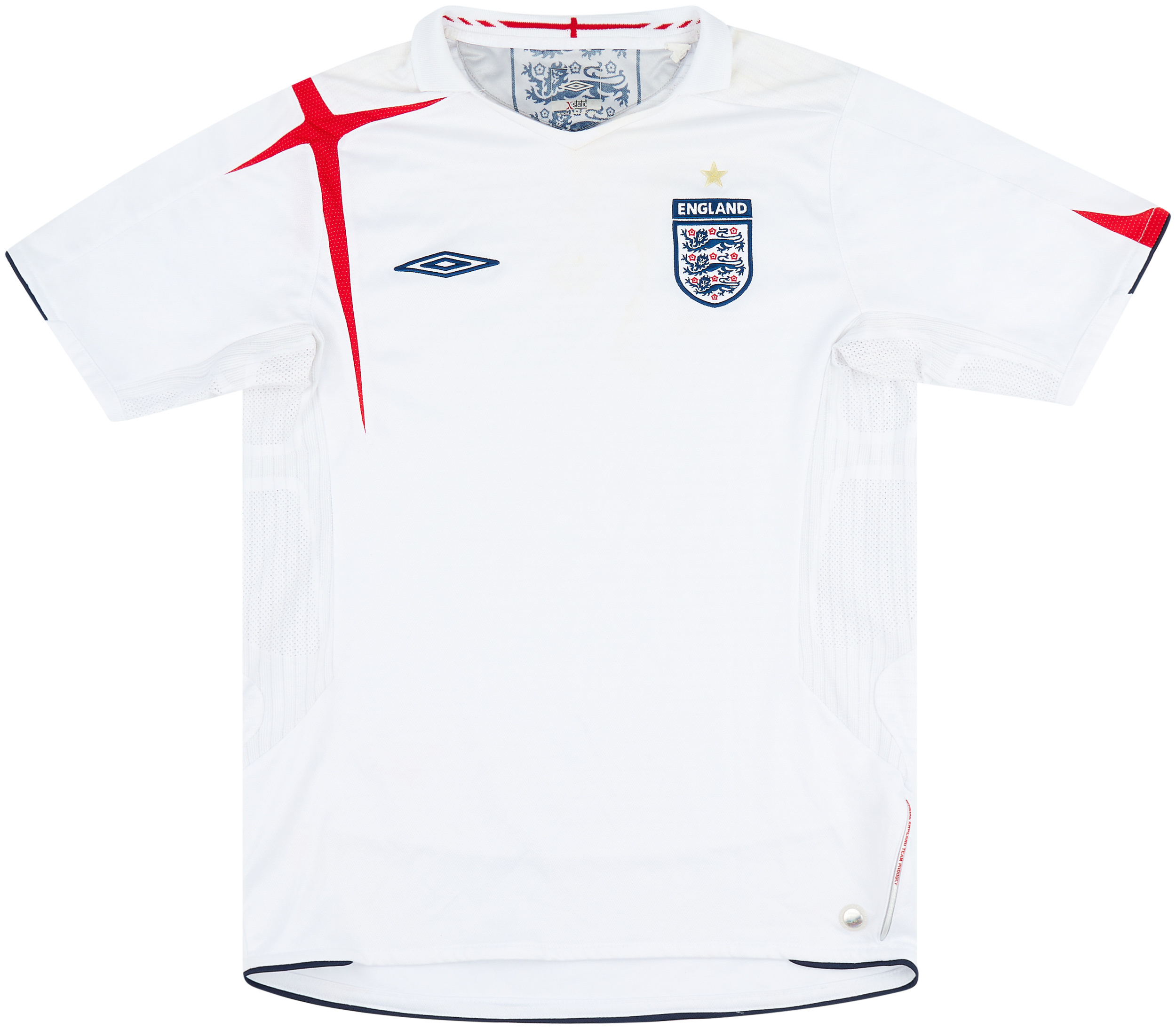 2005-07 England Home Shirt - Fair 4/10 - (M)