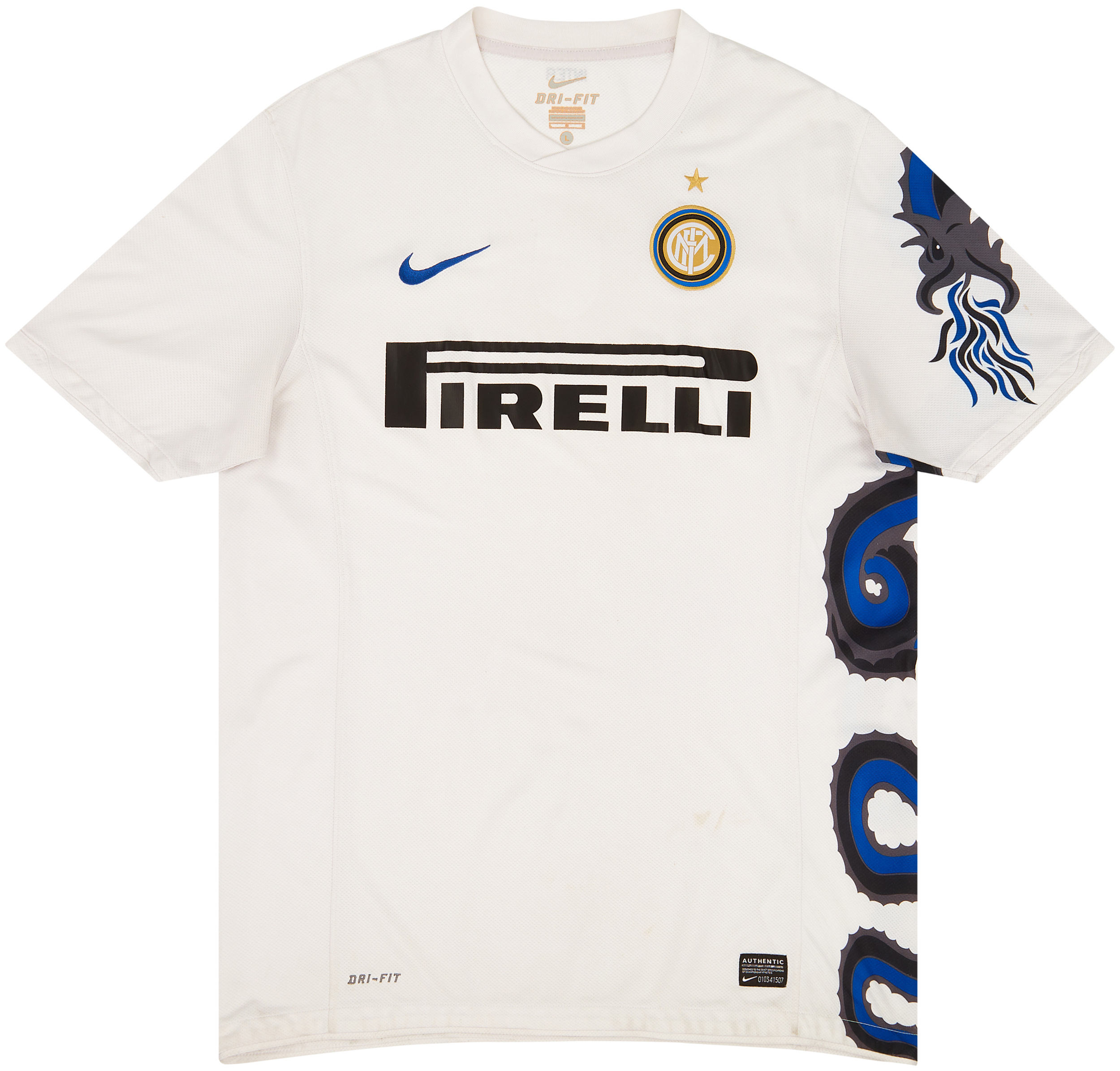 2010-11 Inter Milan Away Shirt - Fair 4/10 - (L)