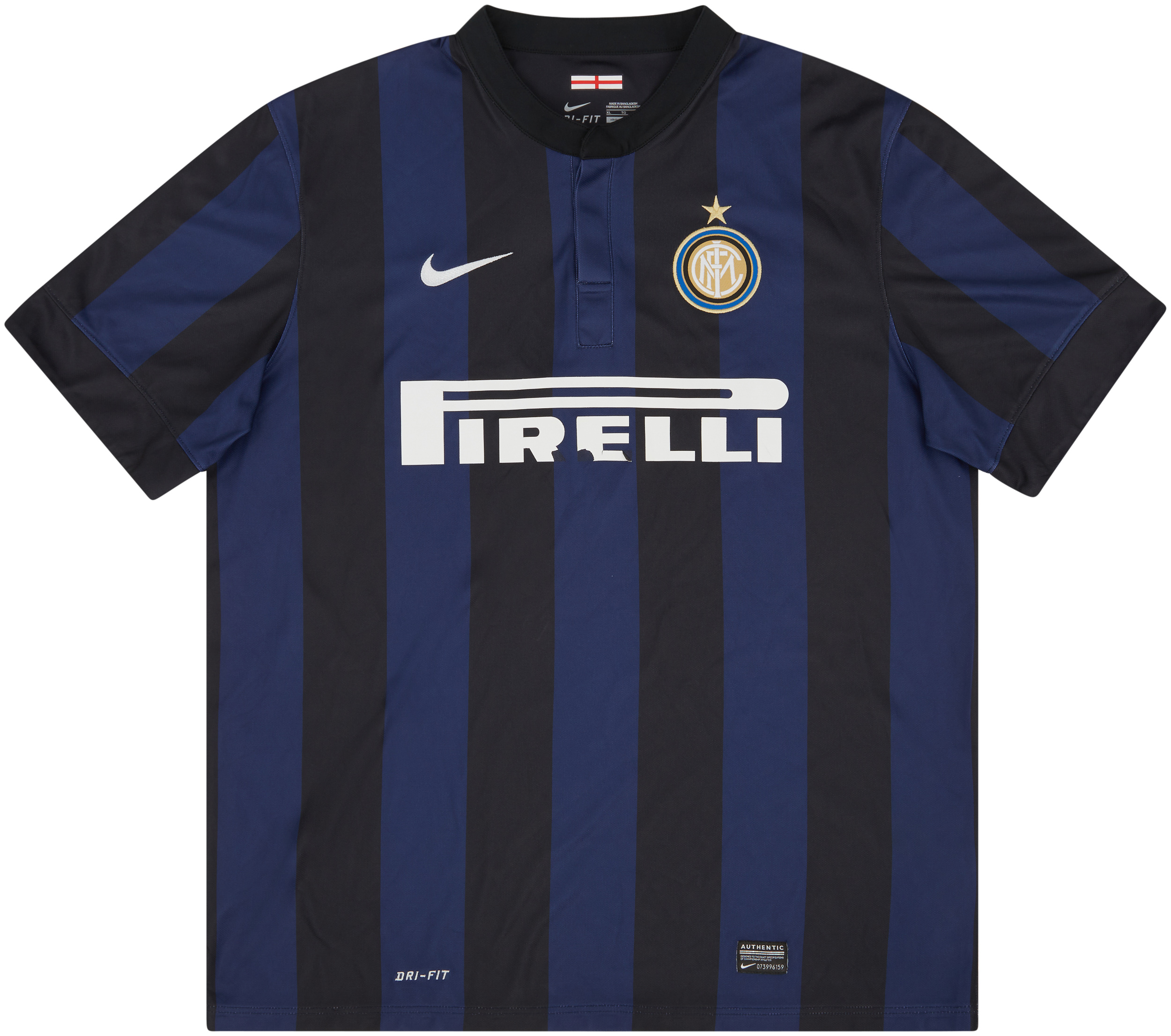 Internazionale Home Camiseta de Fútbol 2017 - 2018. Sponsored by Pirelli