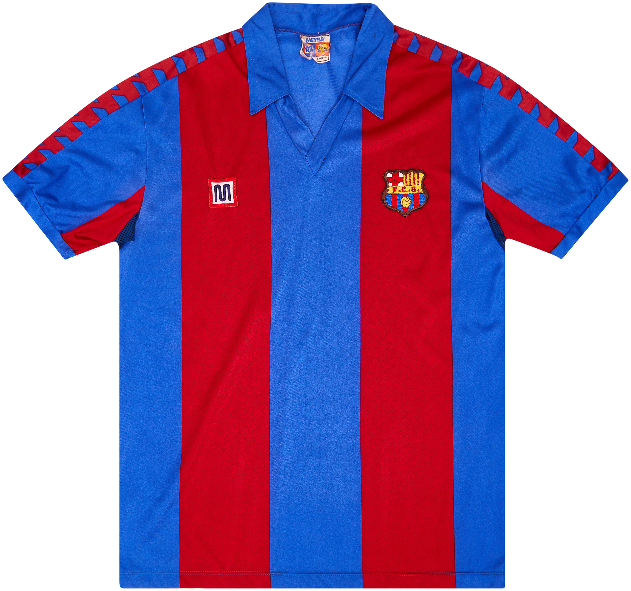 1984-89 Barcelona Home Shirt - Excellent 8/10 - (M)