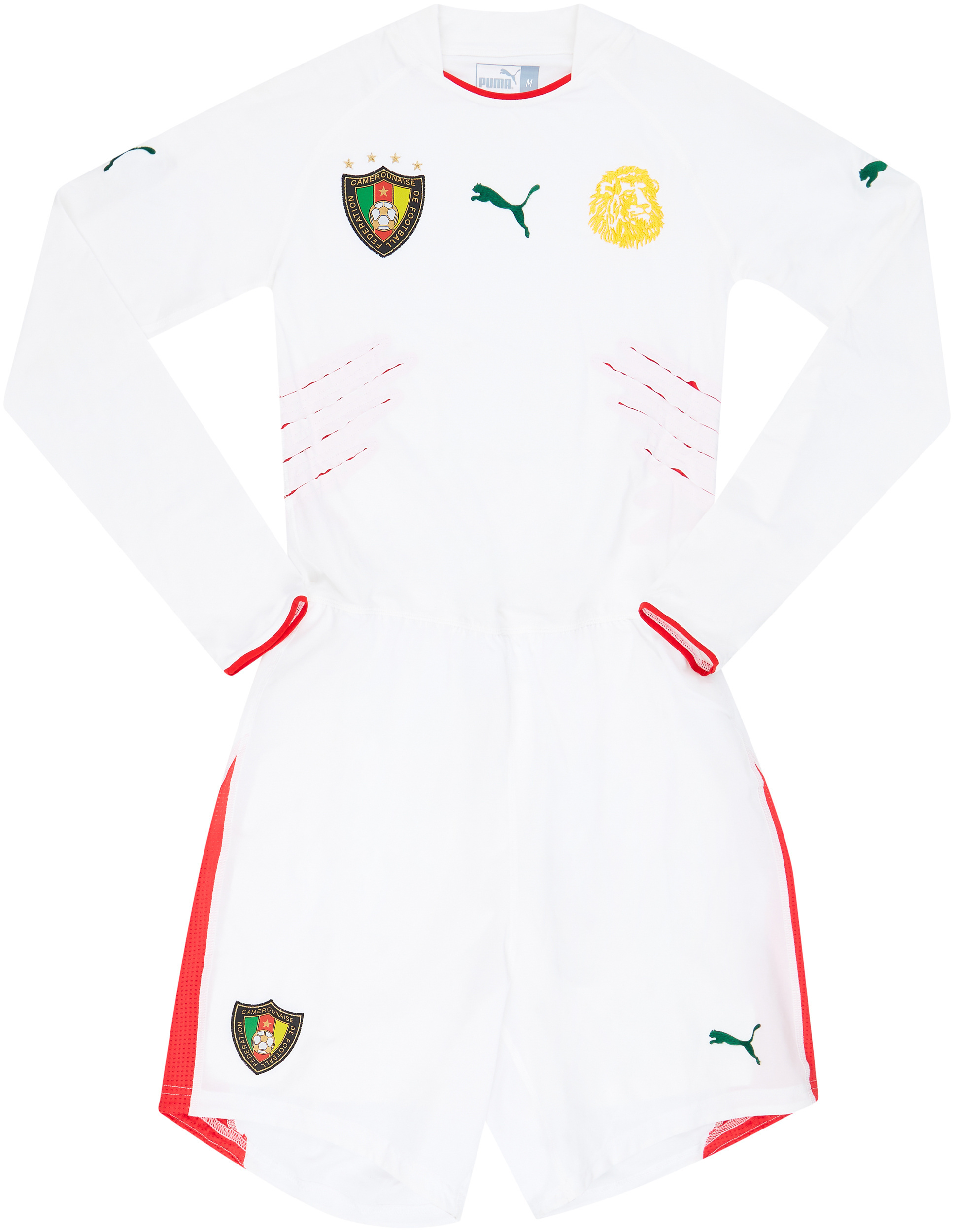 2004 Cameroon Player Issue Third One-Piece Kit - 8/10 - ()