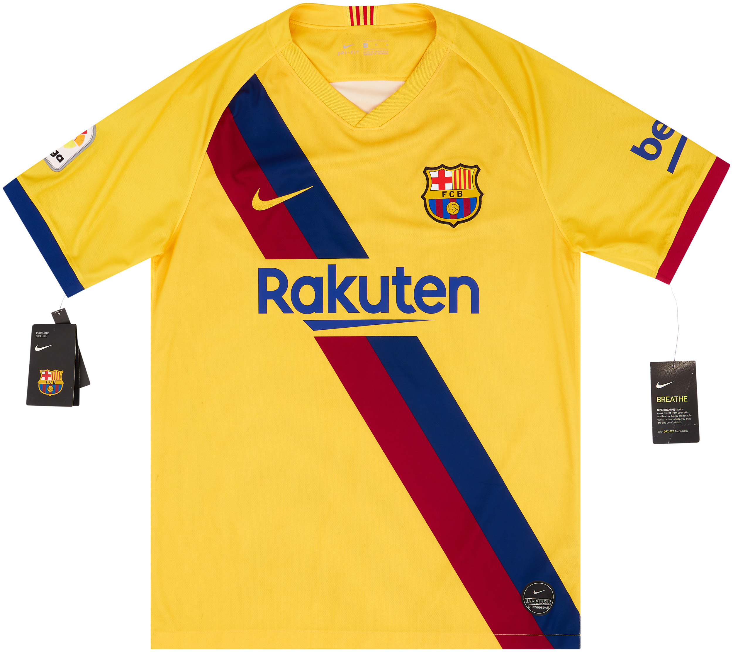 2019-20 Barcelona Away Shirt - NEW - (M)