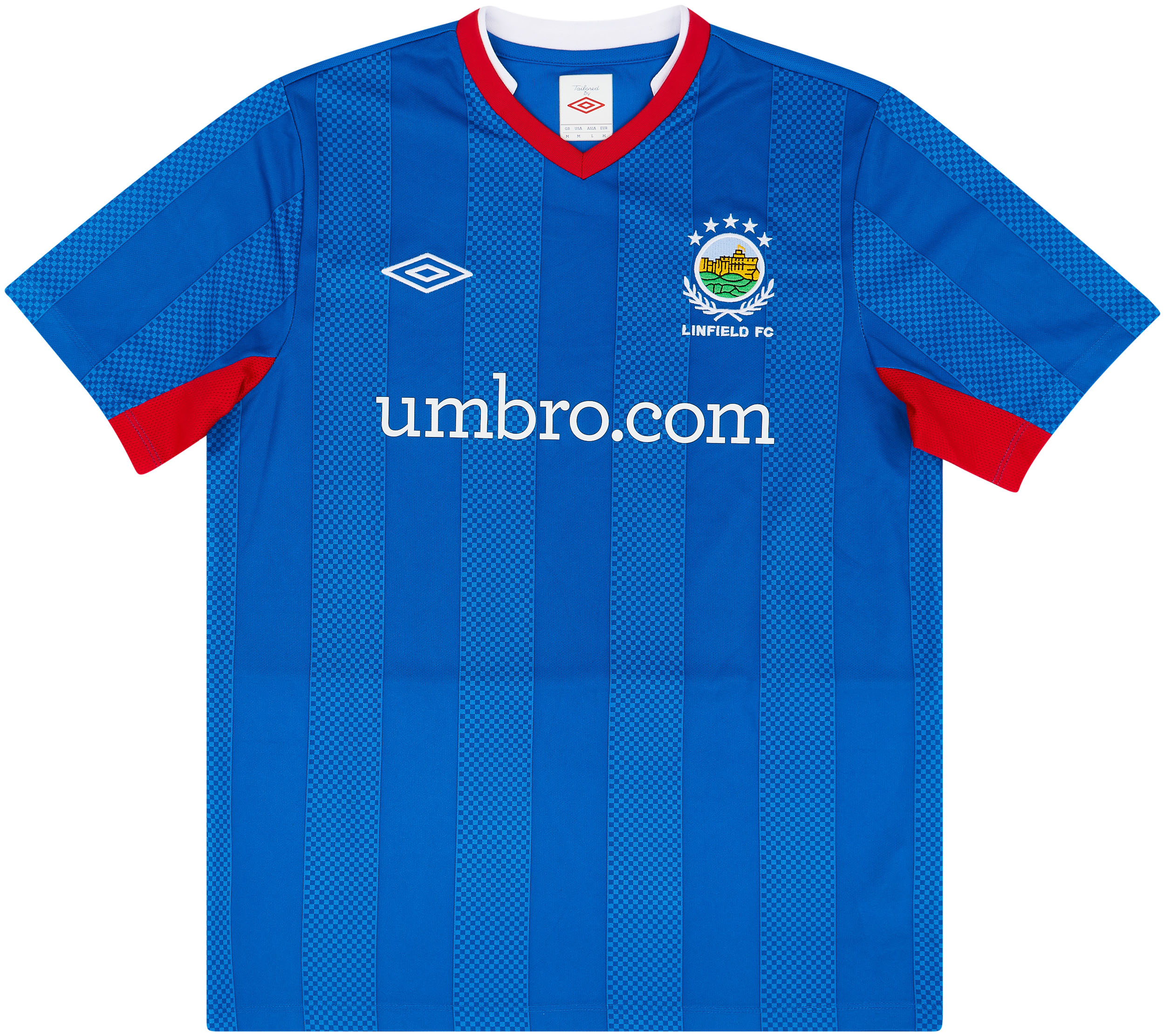 2012-13 Linfield Home Shirt - Very Good 7/10 - (M)