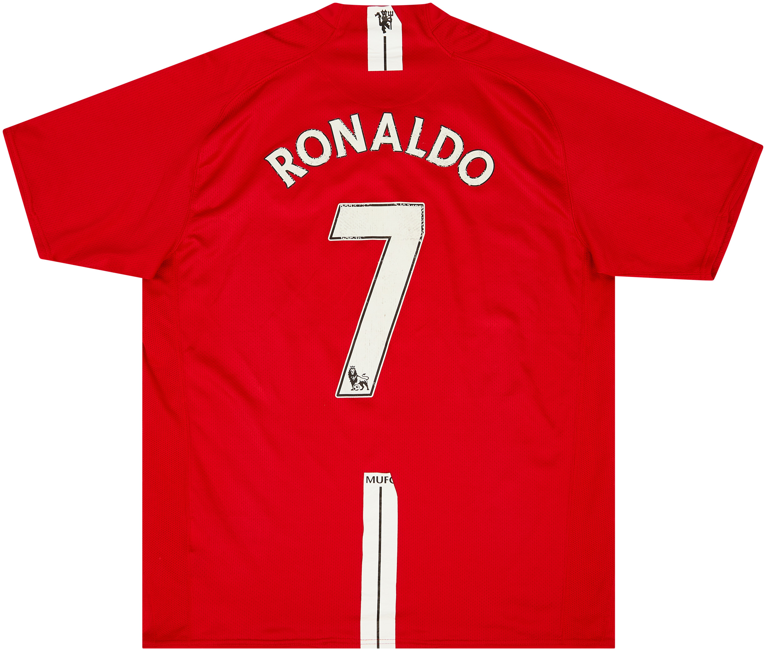 2007 09 Manchester United Home Shirt Ronaldo 7 Good 510 L