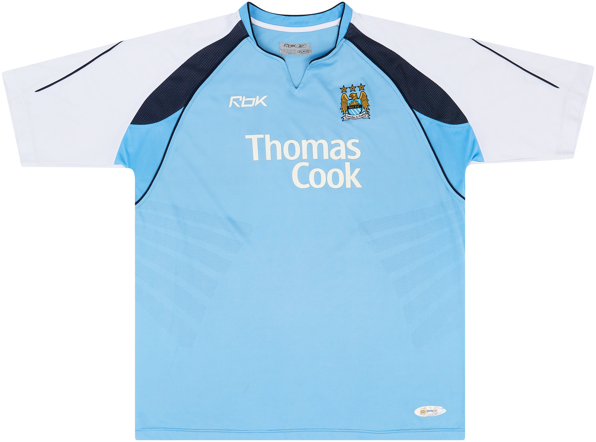 2006-07 Manchester City Home Shirt - Excellent 9/10 - (XL)